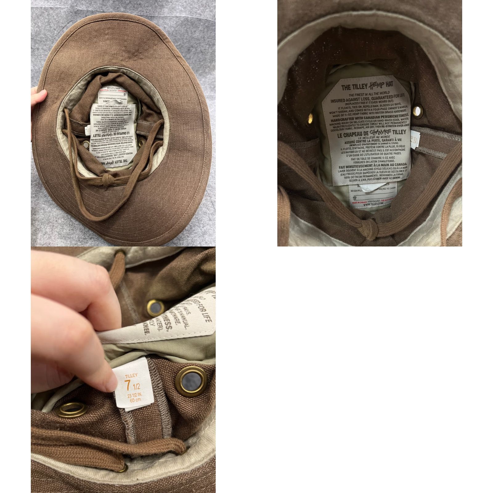 Tilley Stone Airflo Boonie Hat (HT1016) Size S NWOT MSRP$99 Tilley Boonie/Bush Hats for Men for sale | eBay main image 3