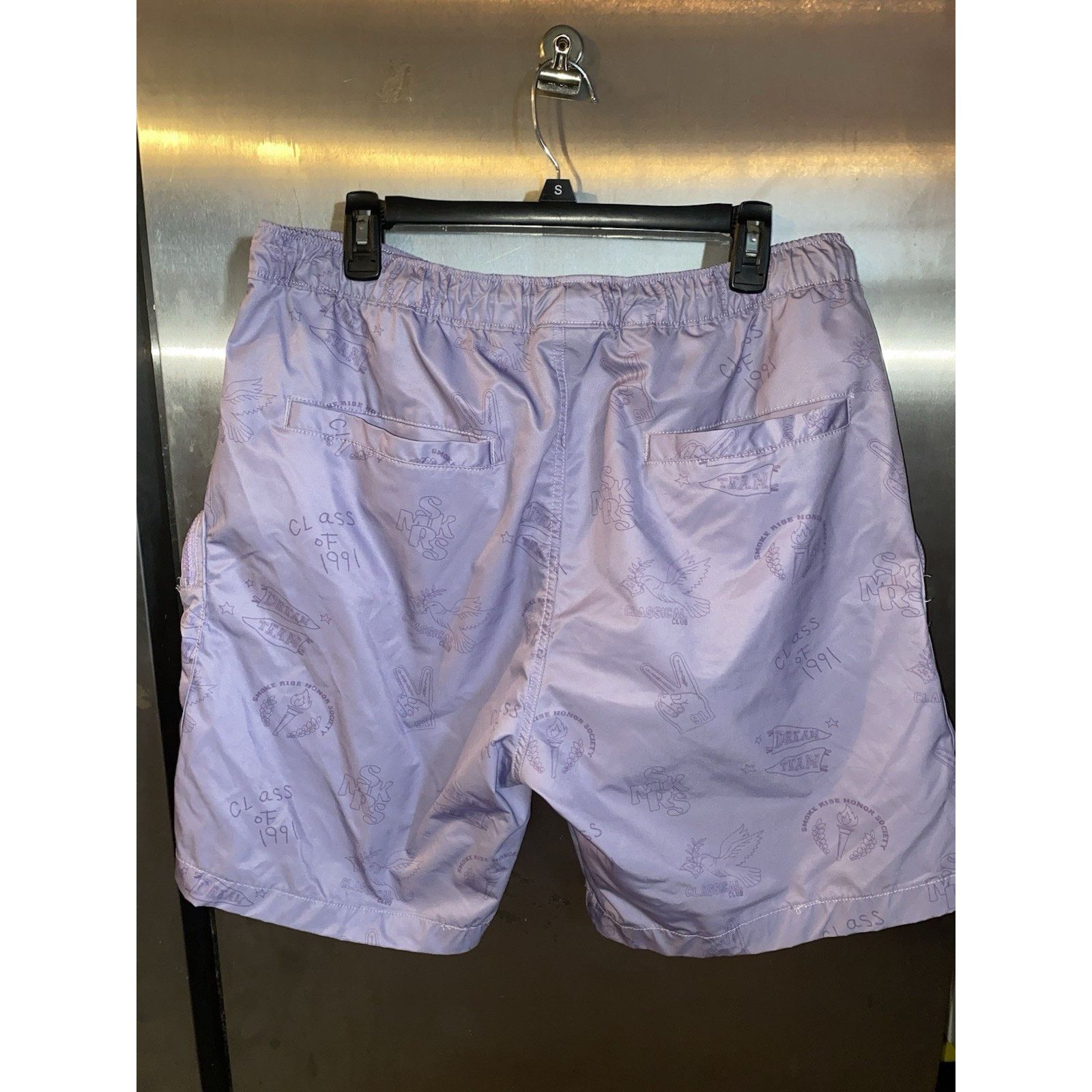 Other Smoke Rise Graphic Print Cargo Shorts Lavender Size US 36 / EU 52 - 6 Thumbnail
