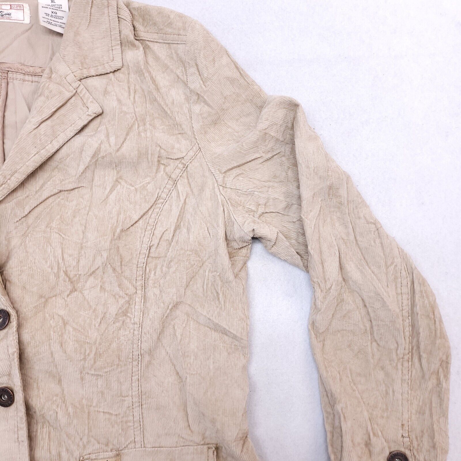 Levi's Levi Strauss Button Up Coat Womens Size Extra Large XL Beige Size XL / US 12-14 / IT 48-50 - 5 Thumbnail