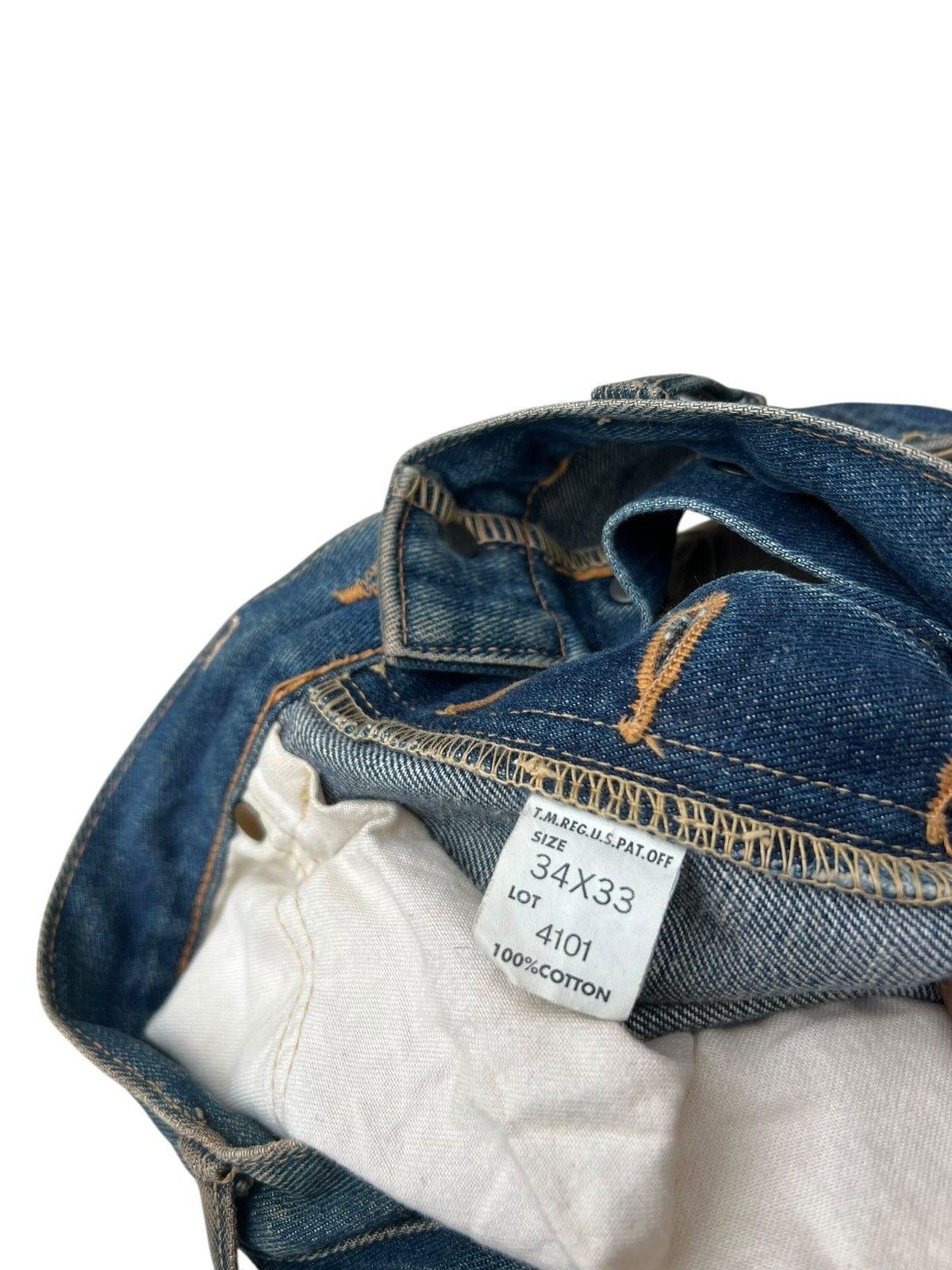 Lee Vintage Lee Riders Union Made Dirty Mud Denim Selvedge Jeans Size US 33 - 23 Thumbnail