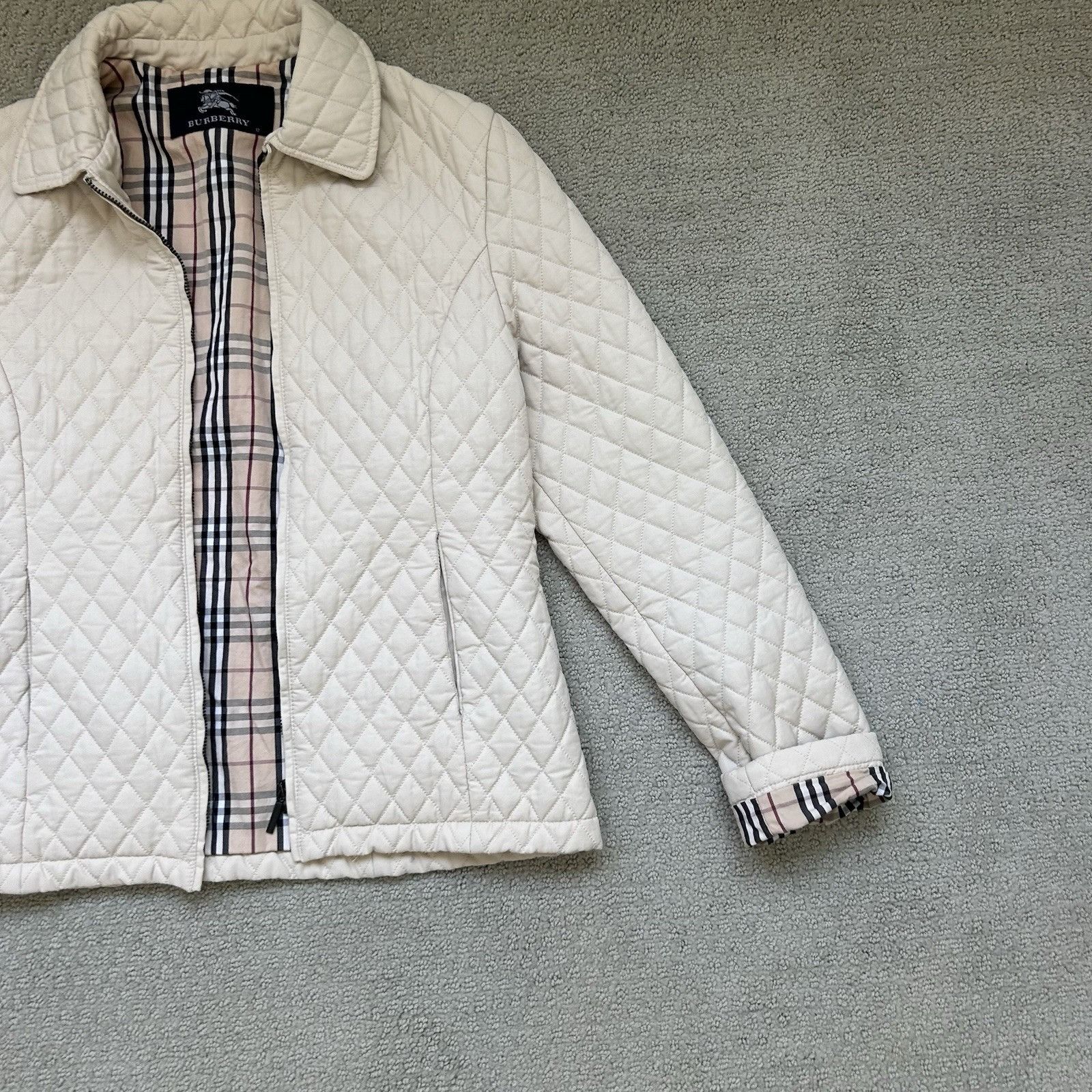 Burberry Burberry Brit Women’s Kencott Quilted Zip up Nova Check Jack Size XS / US 0-2 / IT 36-38 - 2 Thumbnail