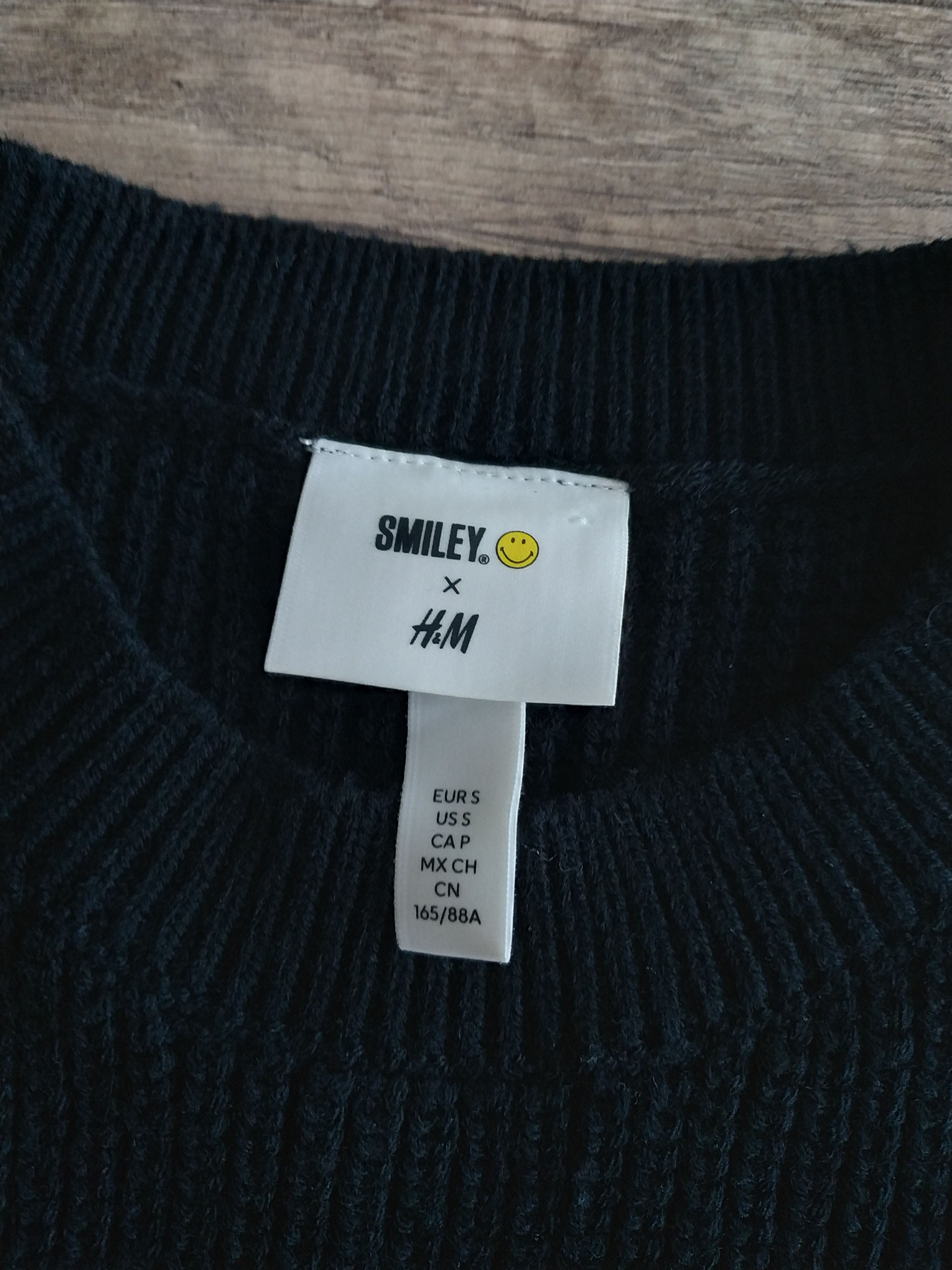 Designer × H&M H&M x Smiley Women's Knit Vest/ Sweat/ Pullover, s. SMALL Size S / US 4 / IT 40 - 6 Thumbnail