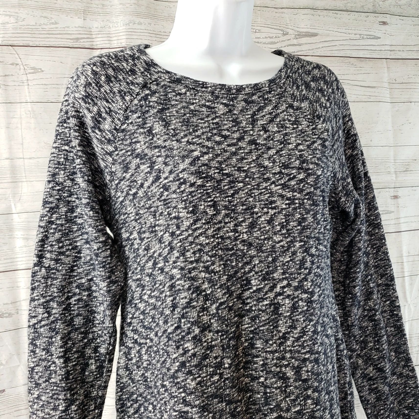 Lou & Grey Lou & Grey Womens Tunic Sweater Sz S Blue White Long Sleeve Cotton Shirt Size S / US 4 / IT 40 - 2 Thumbnail