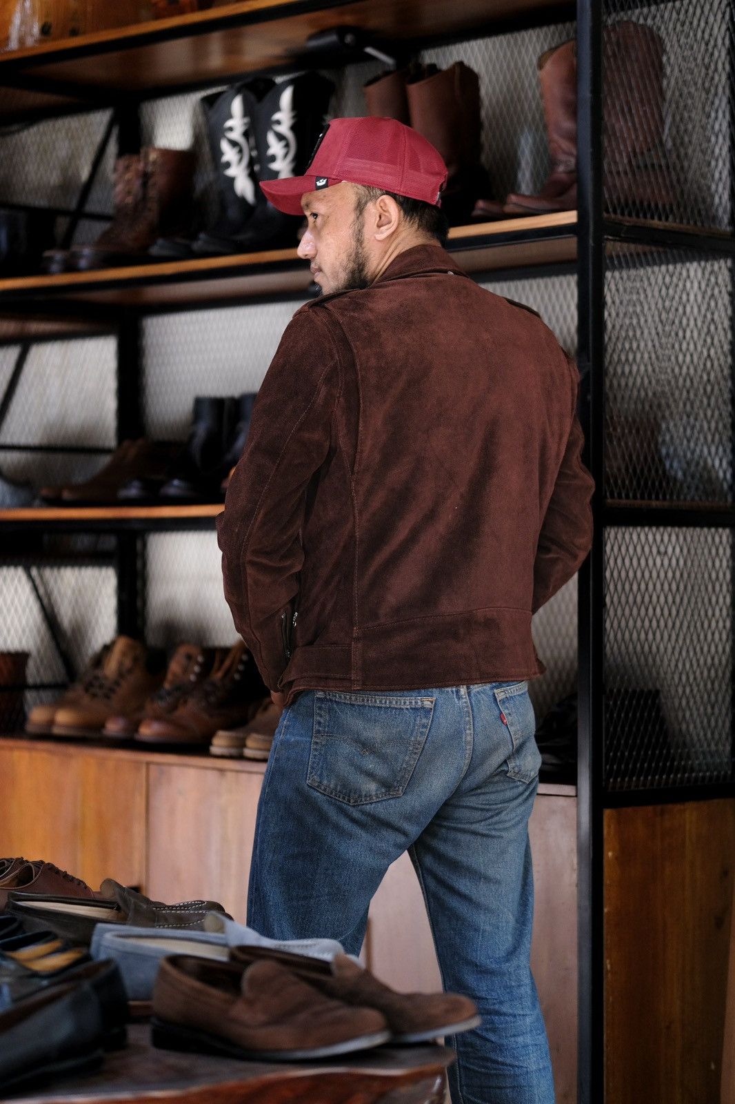 Schott Schott One Star Suede 613UA Jacket Made in Usa Size US M / EU 48-50 / 2 - 6 Thumbnail