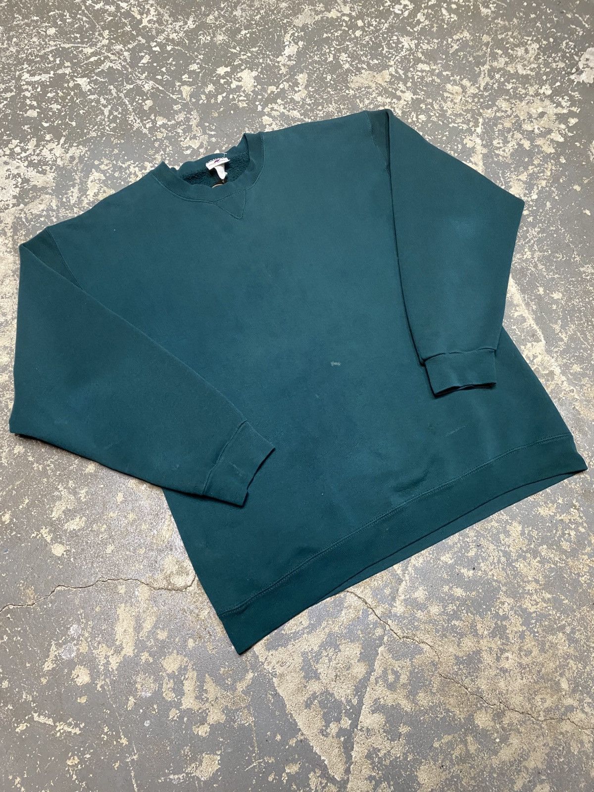Vintage Vintage Pro Spirit Blank Green Pullover Crewneck Sweatshirt Size US L / EU 52-54 / 3 - 3 Thumbnail