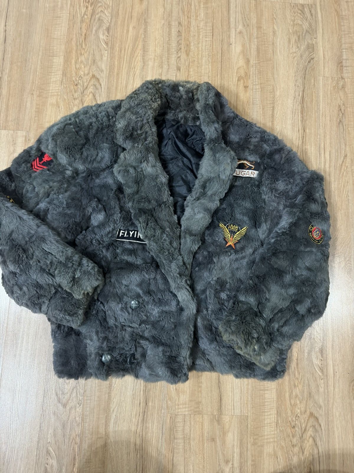 Vintage VINTAGE CLAY SMITH MOTORSPORT FUR JACKET Size US M / EU 48-50 / 2 - 1 Thumbnail