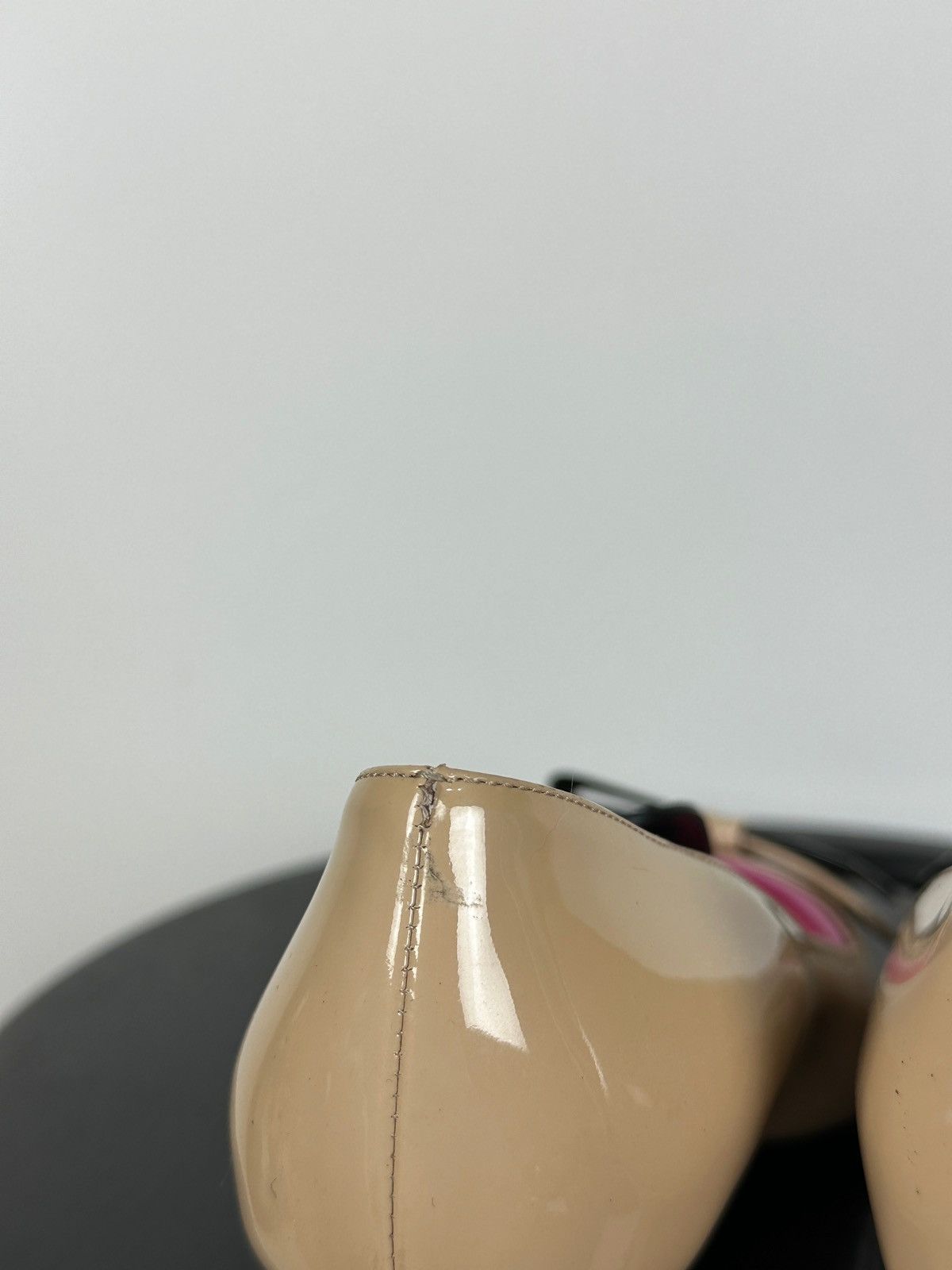 Miu Miu Miu Miu Patent Leather Bow Kitten Heels Size US 6 / IT 36 - 24 Thumbnail