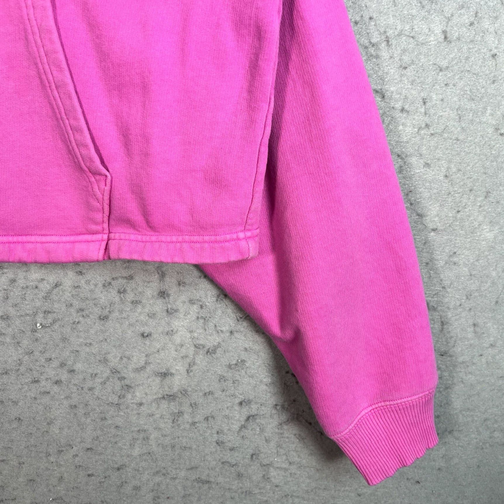 Victoria's Secret Victoria's Secret PINK 1/2 Zip Cropped Sweatshirt Adult Large Pink Activewear Womens Size L / US 10 / IT 46 - 6 Thumbnail