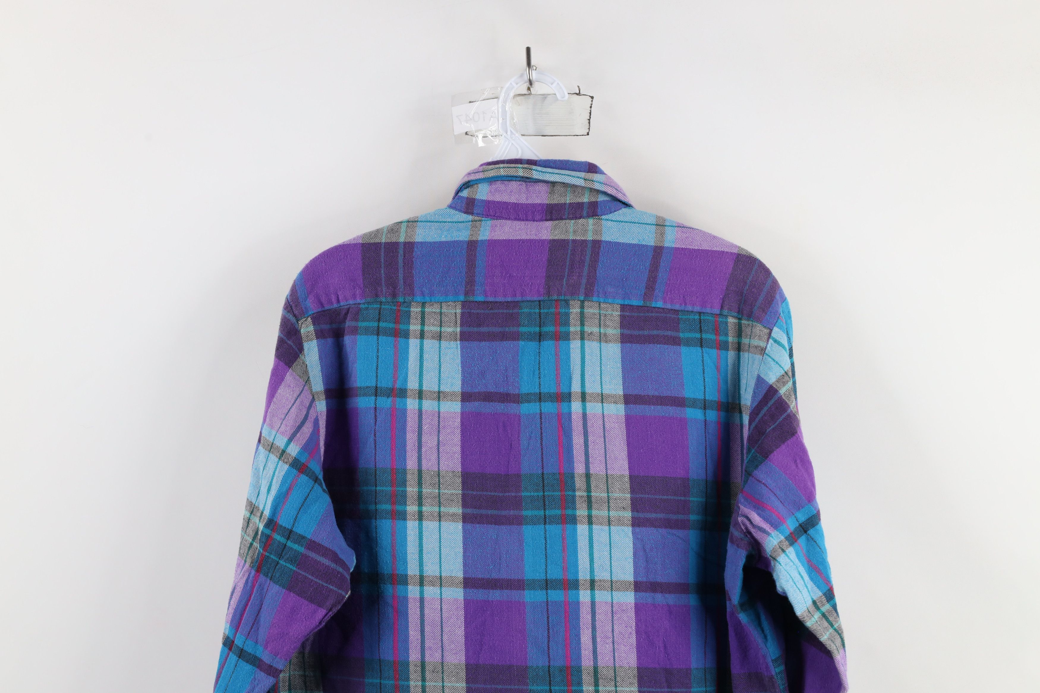 Vintage Vintage 90s Streetwear Flannel Collared Button Down Shirt Size US M / EU 48-50 / 2 - 9 Thumbnail