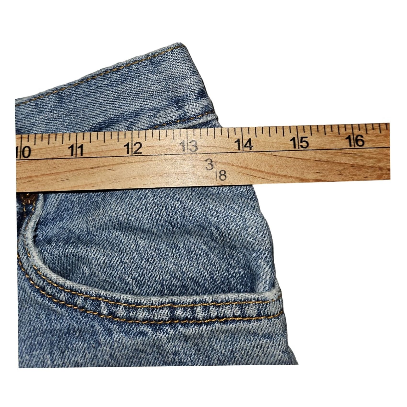 Levi's VINTAGE Levi's 550 Jeans Juniors 4M Relaxed Tapered Mid Rise 28in Blue 90s Grunge Hipster Womens Jeans Size 27" / US 4 / IT 40 - 4 Thumbnail