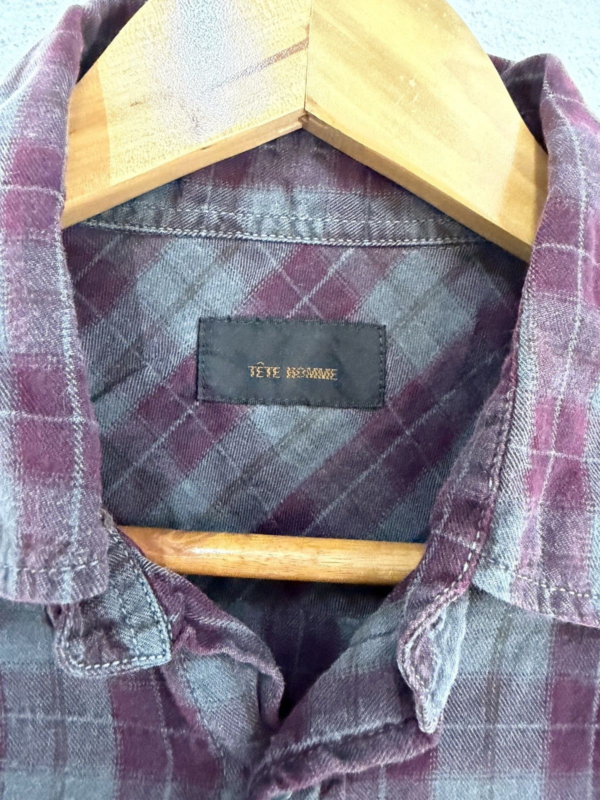 Tete Homme TETE HOMME plaid Flannel shirt Size US M / EU 48-50 / 2 - 3 Thumbnail