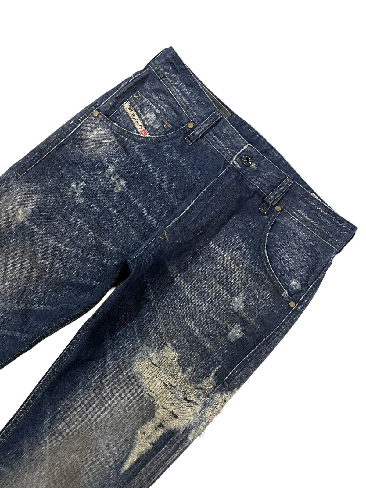 Diesel Vintage Diesel Denim Edit Blue Wash Distressed Style Jeans Size US 30 / EU 46 - 5 Thumbnail