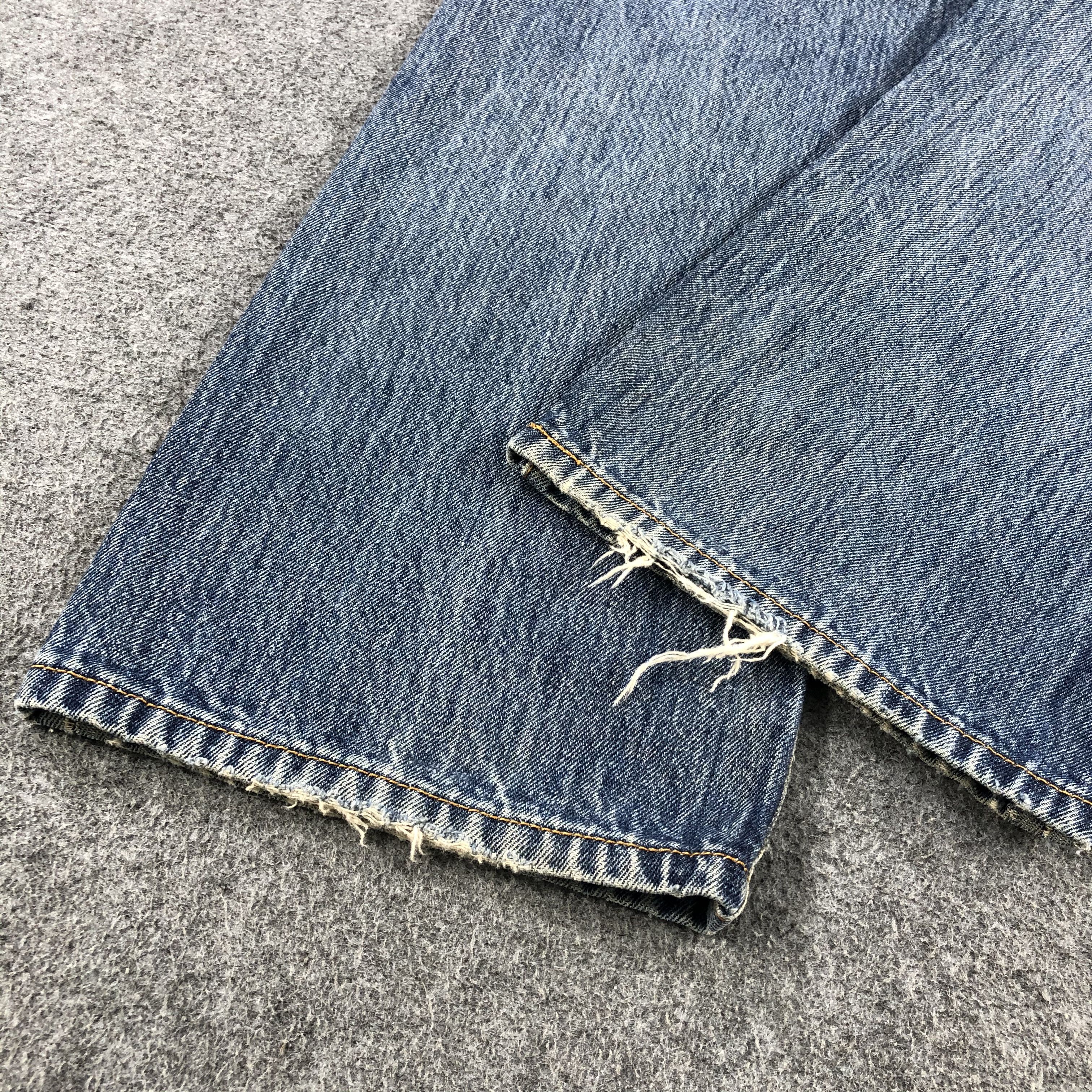 Levi's Vintage Blue Wash Levis 501 Jeans-J1460 Size US 35 - 6 Thumbnail