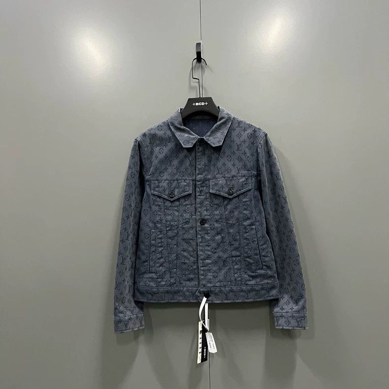 Louis Vuitton Louis Vuitton Navy blue presbyopic denim jacket 2503-Nextar Size US S / EU 44-46 / 1 - 1 Thumbnail