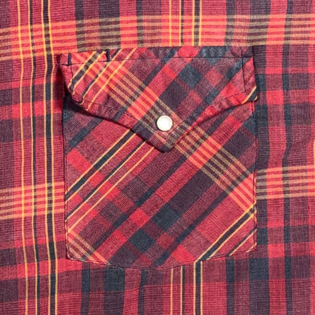 Vintage VINTAGE Ely Cattleman Western Shirt Adult LARGE Red Plaid Pearl Snap Cowboy 90s Size US L / EU 52-54 / 3 - 5 Thumbnail