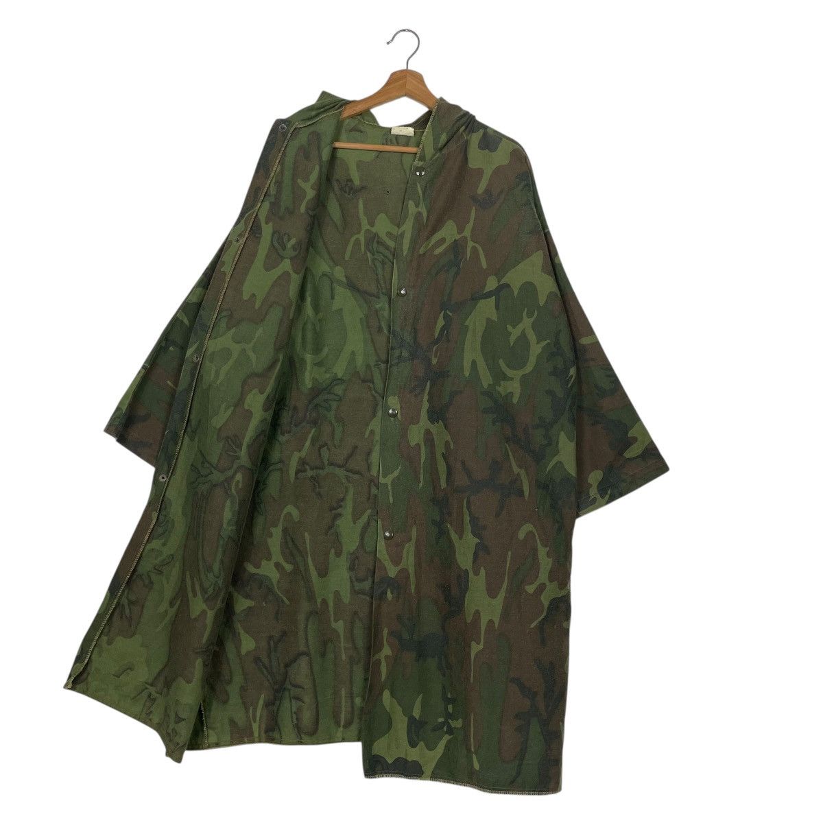 Other Vintage US Army Camouflage Hooded Long Coat Size US L / EU 52-54 / 3 - 11 Thumbnail