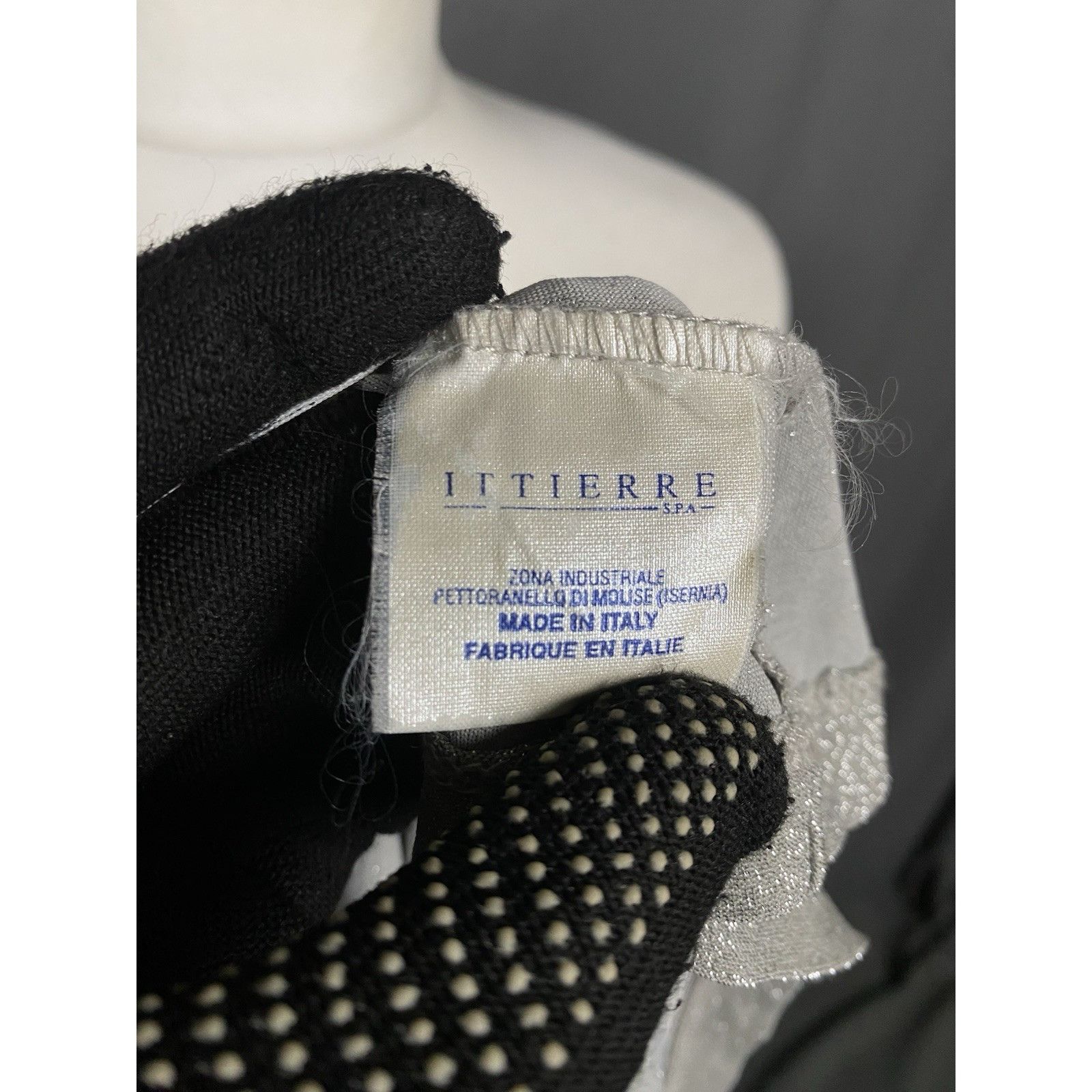 Versus Versace Versus Versace Vintage Women's Gray Lurex Turtleneck Sweater Size S / US 4 / IT 40 - 10 Thumbnail