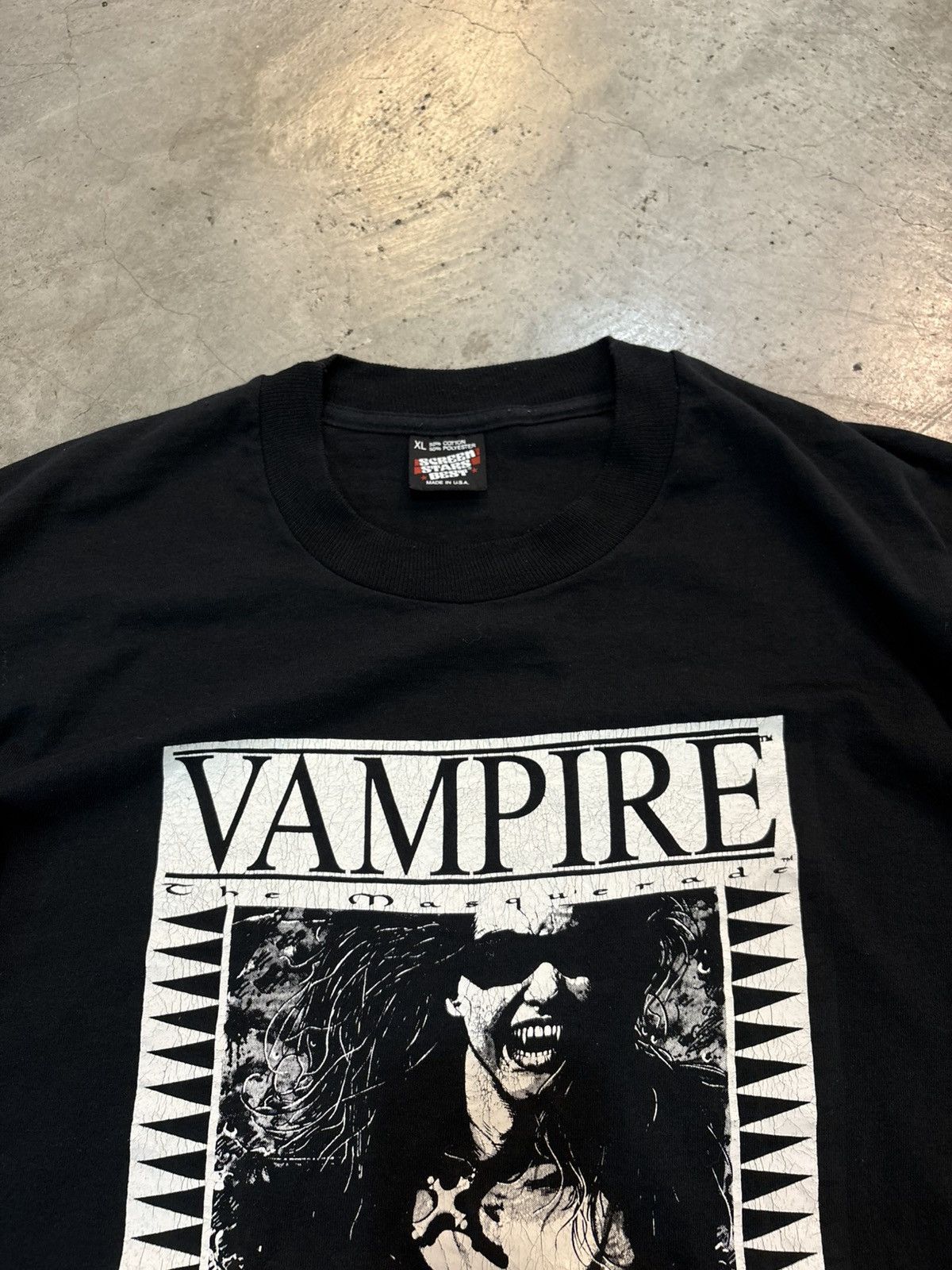 Vintage VAMPIRE The Masquerade 90s Size US XL / EU 56 / 4 - 4 Thumbnail