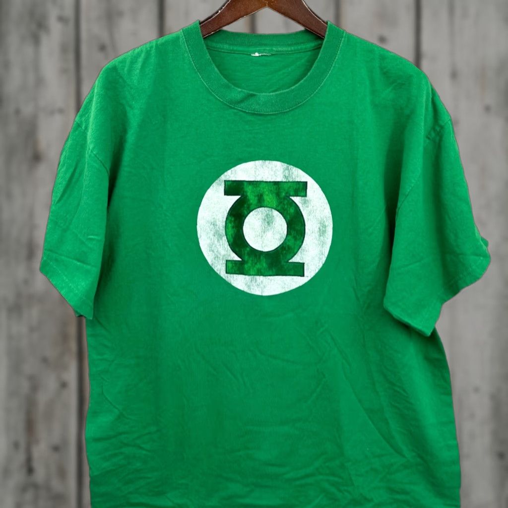 DC Comics VINTAGE DC Comics Originals Tee Shirt XL Mens Green Lantern Logo Graphic Tee Size US XL / EU 56 / 4 - 1 Thumbnail