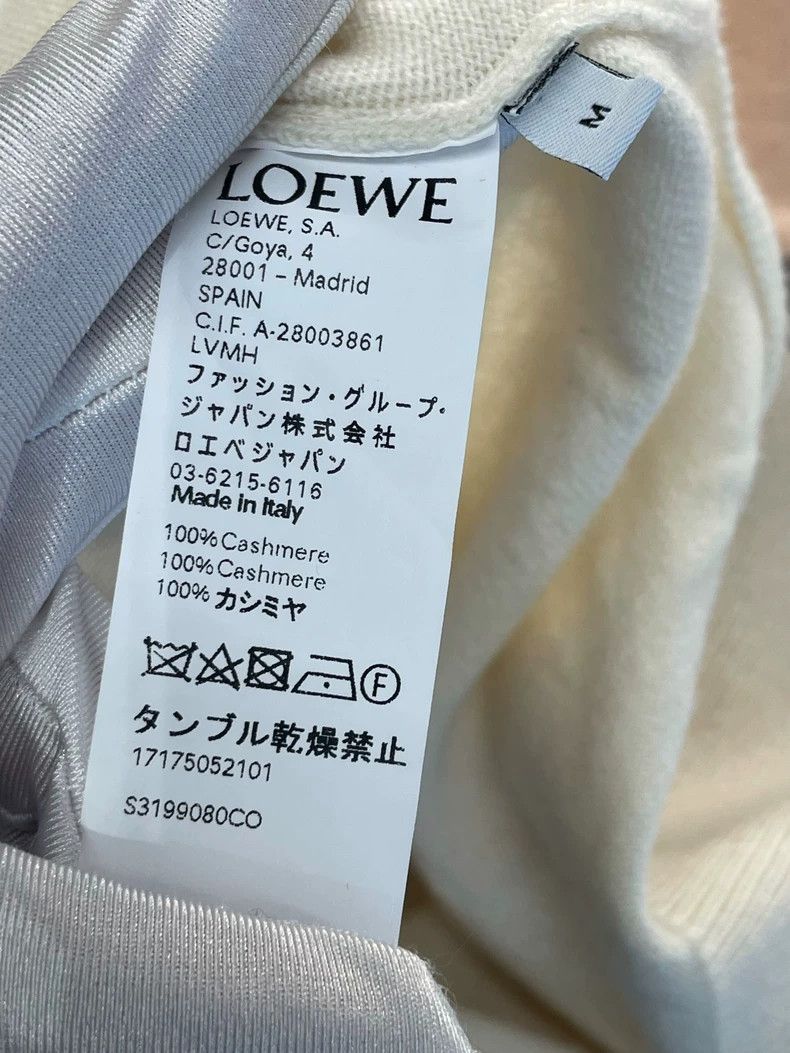 Loewe LOEWE Beige pink cashmere sweater Size M / US 6-8 / IT 42-44 - 6 Thumbnail