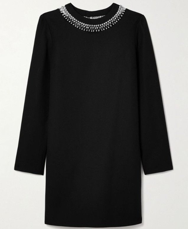 Gucci o1loc1c0226 793654 Silk Wool Blend Cardigan Mini Dress Black Size L / US 10 / IT 46 - 1 Preview