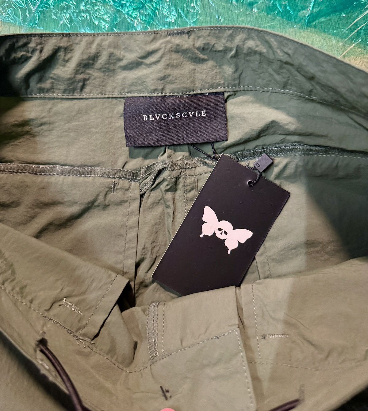 Black Scale Black Scale Nylon Cargo Pant Brand New in Bag Sz. Small Size US 29 - 4 Thumbnail