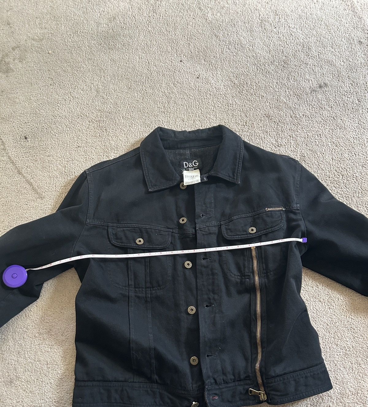 Dolce & Gabbana Dolce & Gabbana Wool Lined Denim Jacket Size US L / EU 52-54 / 3 - 4 Thumbnail