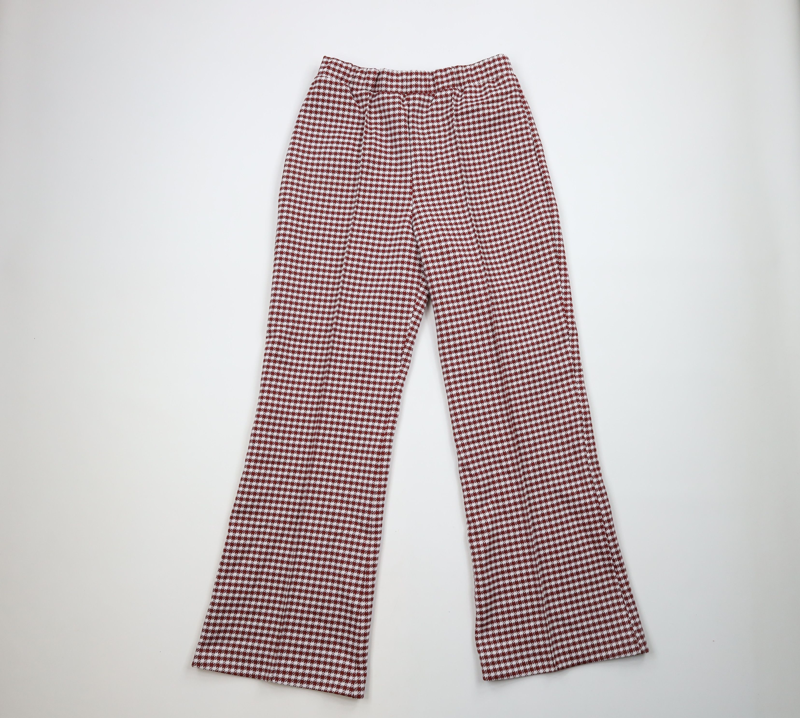 Image of Deadstock Vintage 60S Streetwear Knit Bell Bottoms Pants Usa, Women's (Size 38)