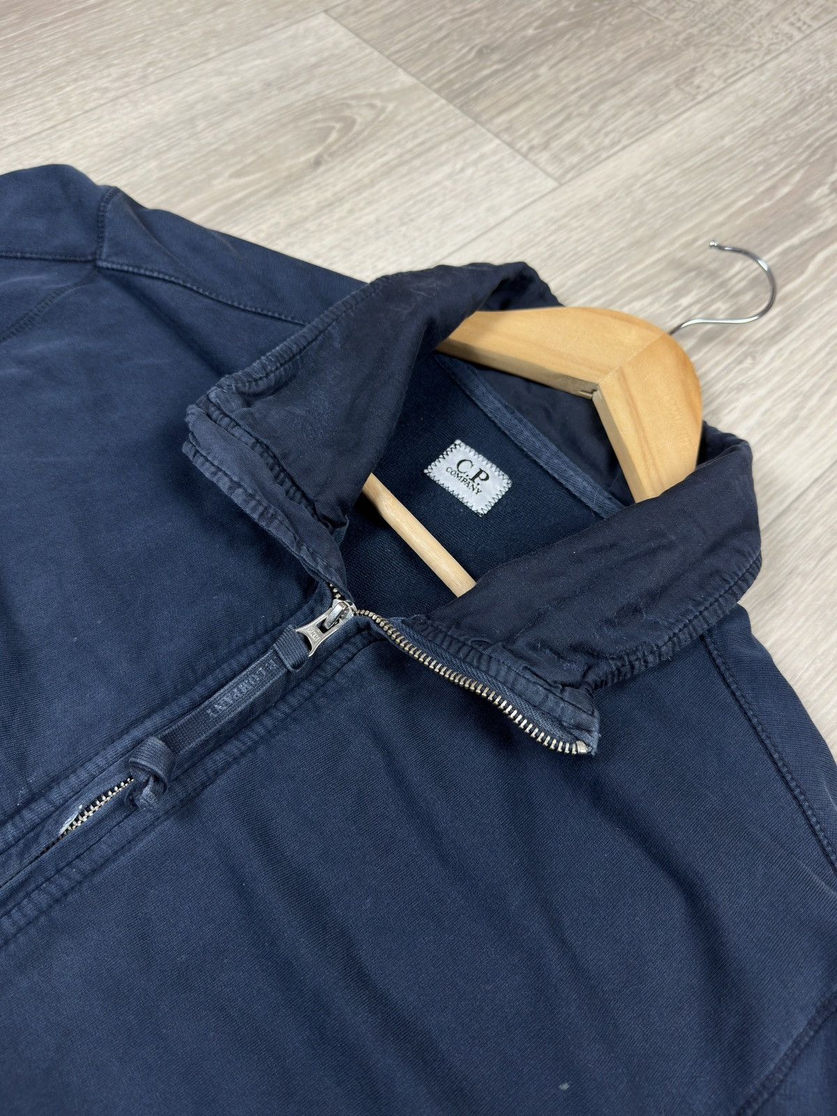 C.P. Company Vintage Distressed CP Company Zip Sweatshirt Size US L / EU 52-54 / 3 - 4 Thumbnail