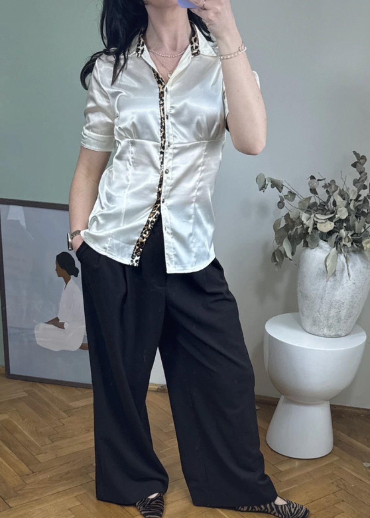 Roberto Cavalli Roberto Cavalli satin blouse Size M / US 6-8 / IT 42-44 - 2 Thumbnail