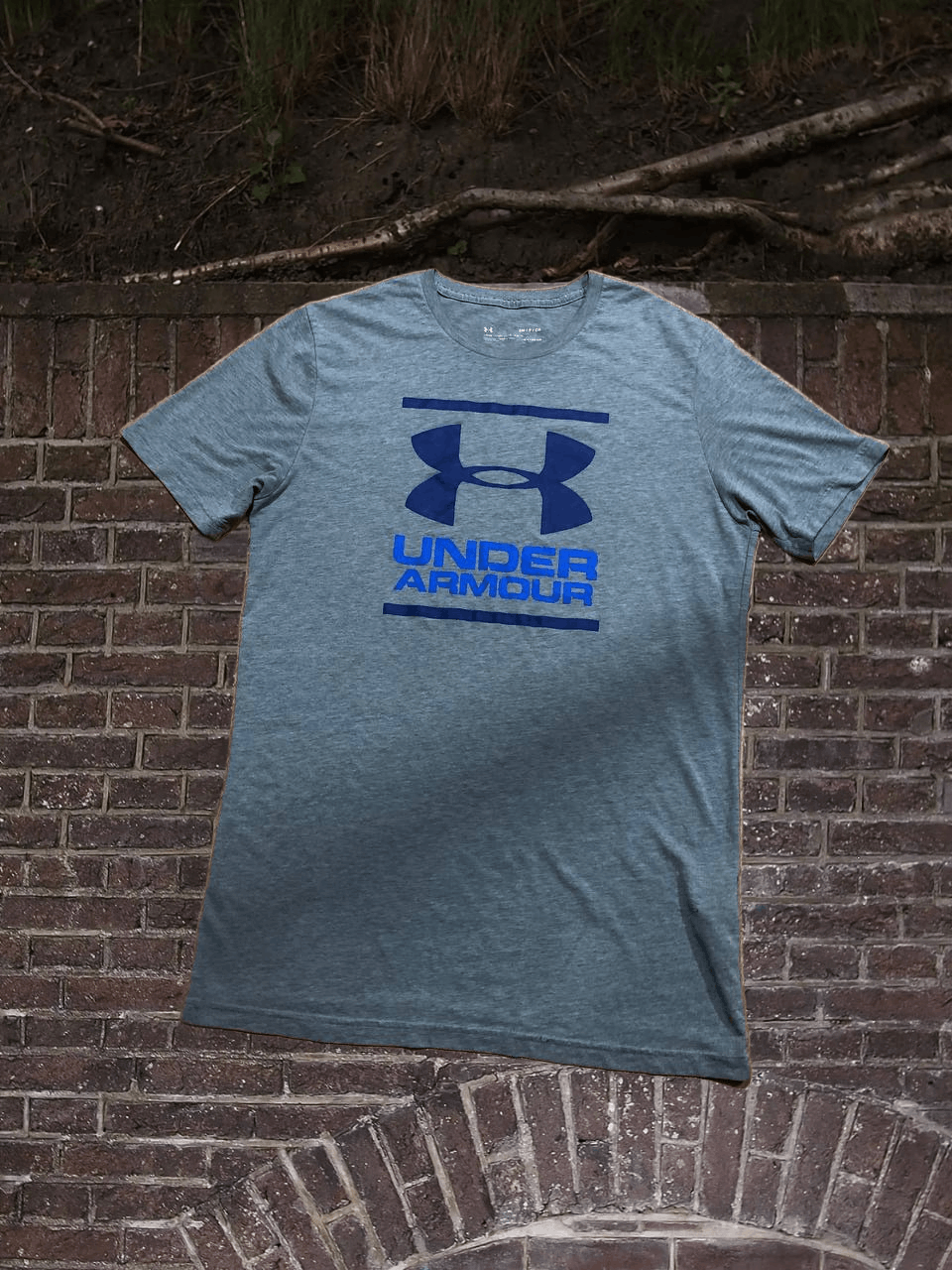 Under Armour Under Armour Shirt Adult Gray Graphic Logo Short Sleeve Size US S / EU 44-46 / 1 - 1 Thumbnail