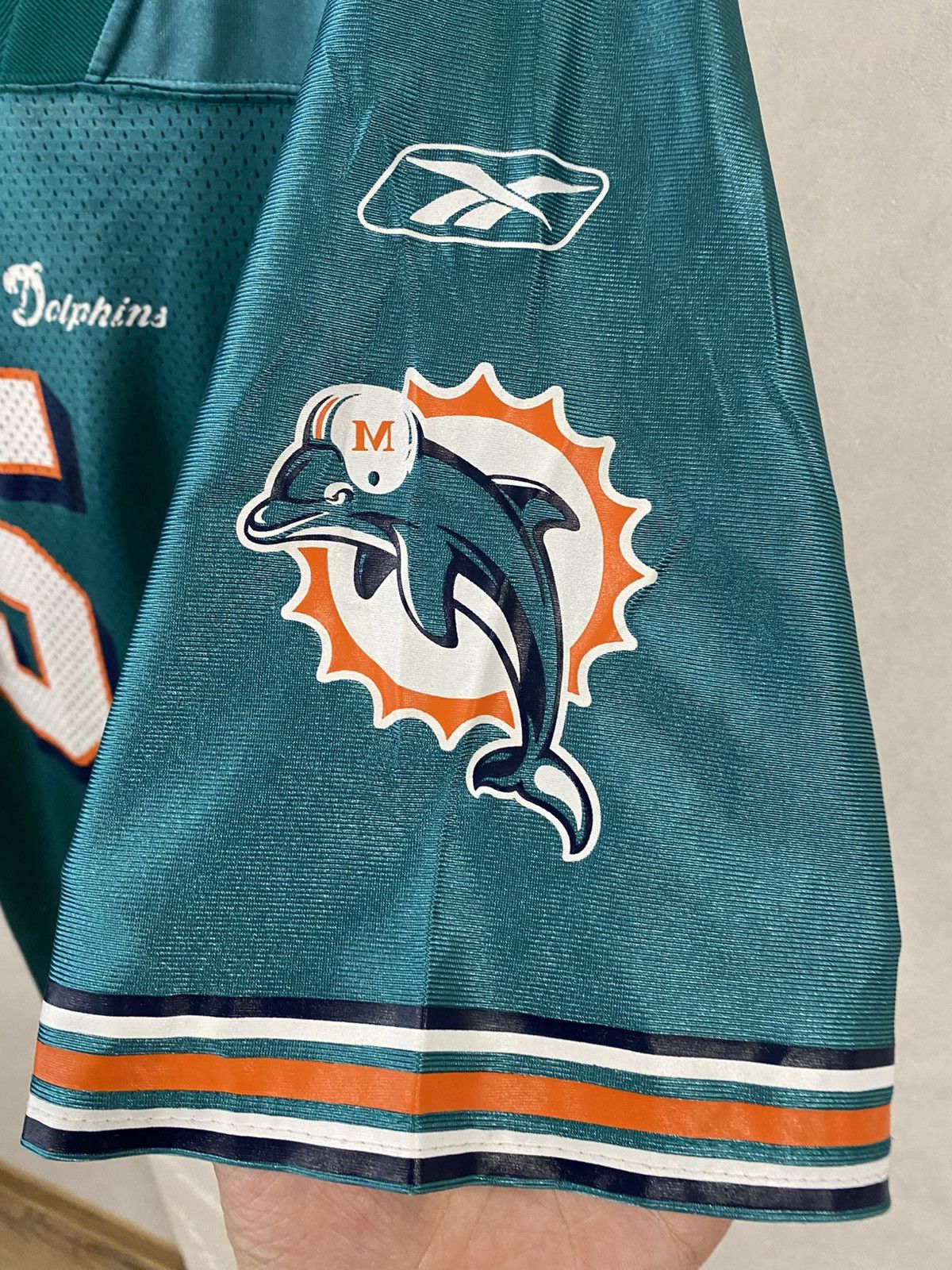 NFL × Reebok Miami Dolphins Reebok 1997-2001 NFl Jersey Thomas Size US L / EU 52-54 / 3 - 7 Thumbnail