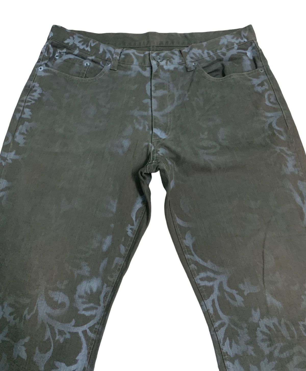 Japanese Brand × Tornado Mart 🔥Vintage Custom Culture Printed Silver Paisley Pants Size US 32 / EU 48 - 7 Thumbnail