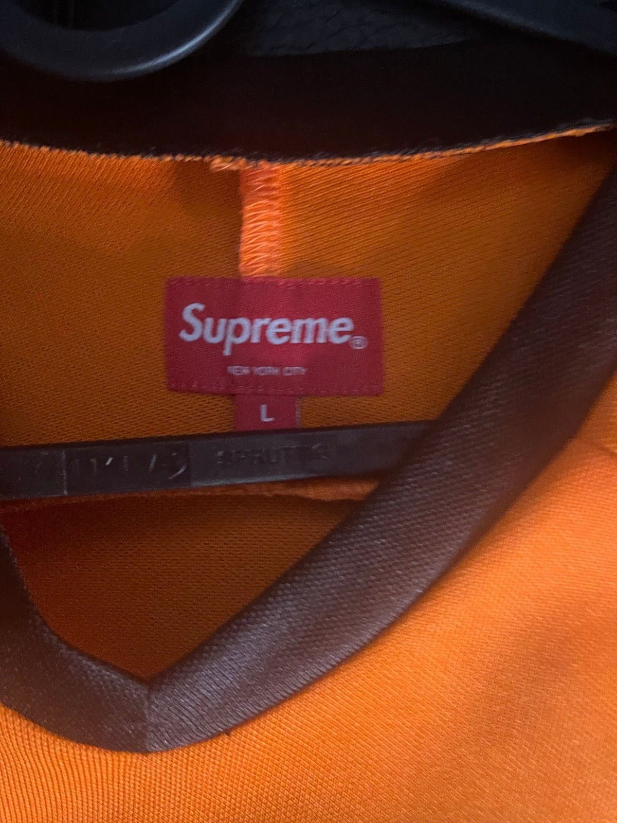 Supreme Supreme Lamborghini Hockey Jersey SS20 Orange Men's Large Size US L / EU 52-54 / 3 - 3 Thumbnail