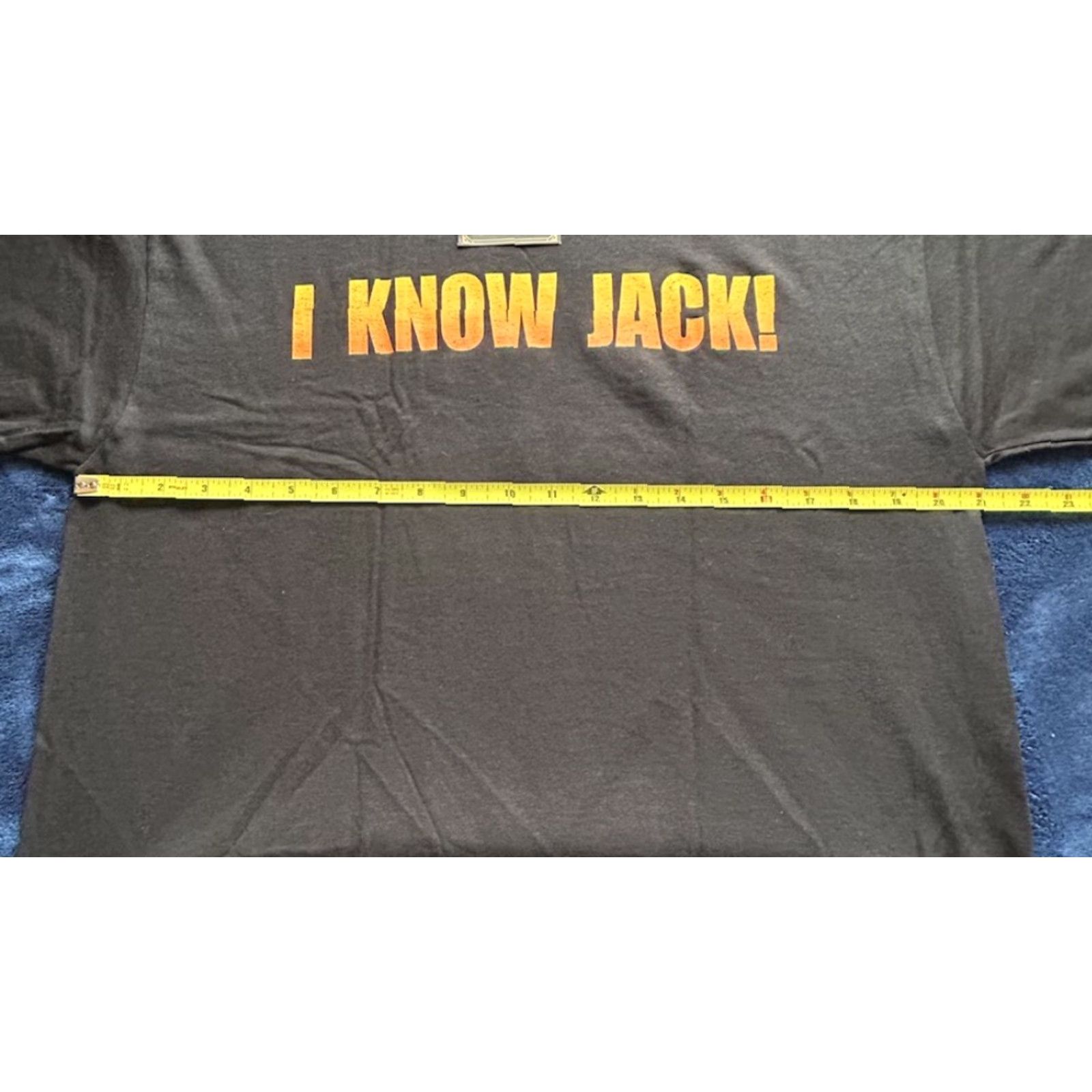 Doublet VINTAGE Jack Daniels I Know Jack Shirt Men Large NWT VTG Black Short Sleeve Double Side Logo Graphic Print Crew Neck 2006 Mens Size US L / EU 52-54 / 3 - 4 Thumbnail
