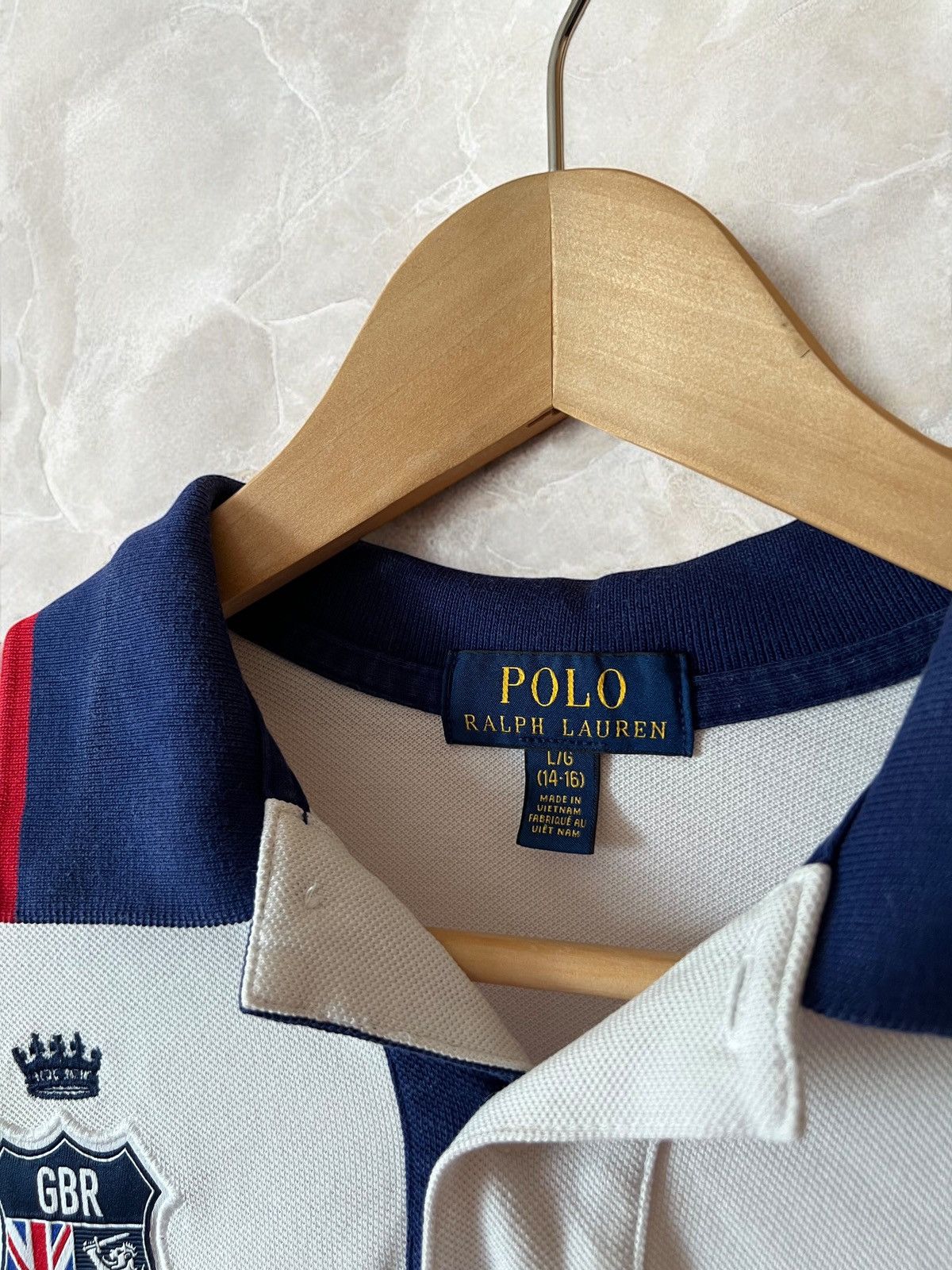 Polo Ralph Lauren × Vintage POLO RALPH LAUREN “GREAT BRITAIN” GBR CHIEF TEE T SHIRT y2k Size US S / EU 44-46 / 1 - 4 Thumbnail