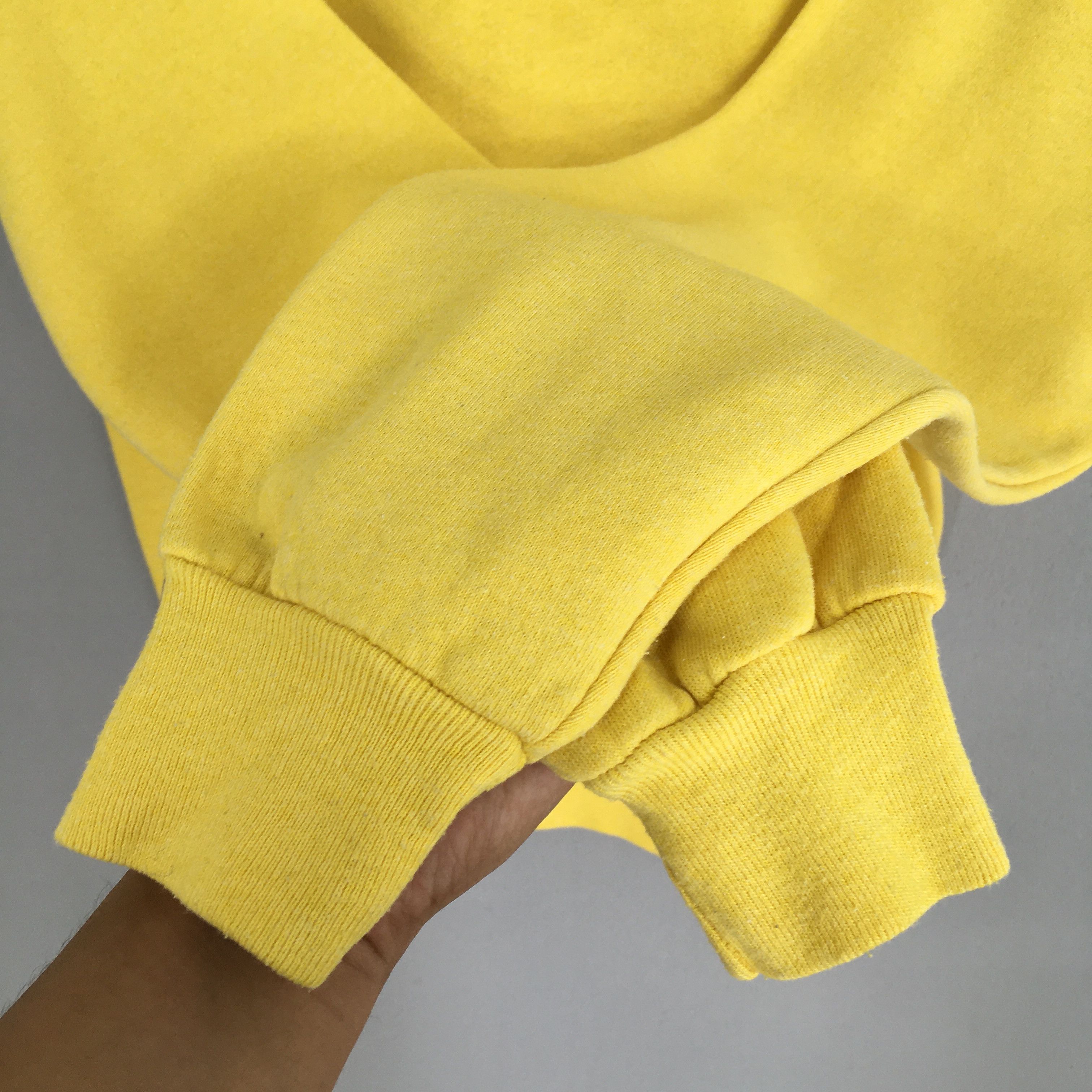 Jerzees Vintage 90s Jerzees Usa Yellow Sweatshirt Medium Size US M / EU 48-50 / 2 - 5 Thumbnail