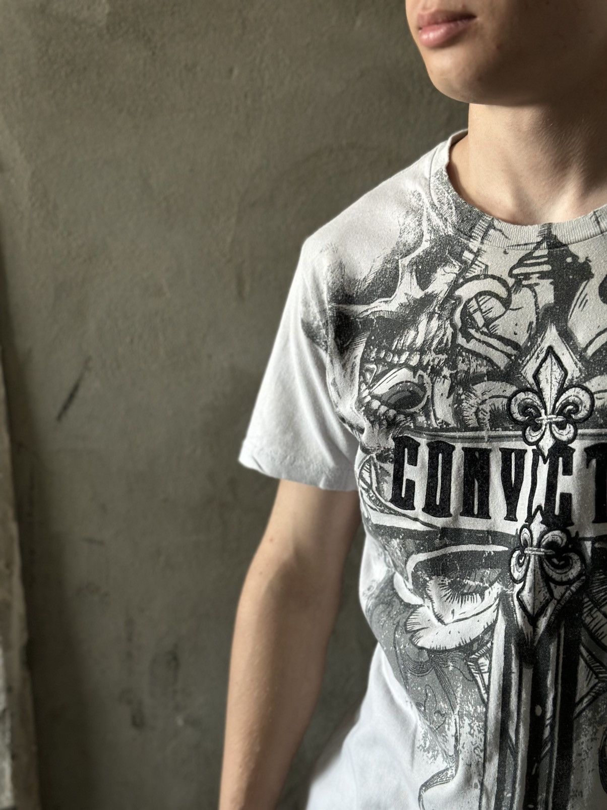 Band Tees Vintage Chemistry T-shirts Conviction Logo Y2K Affliction Size US M / EU 48-50 / 2 - 4 Thumbnail
