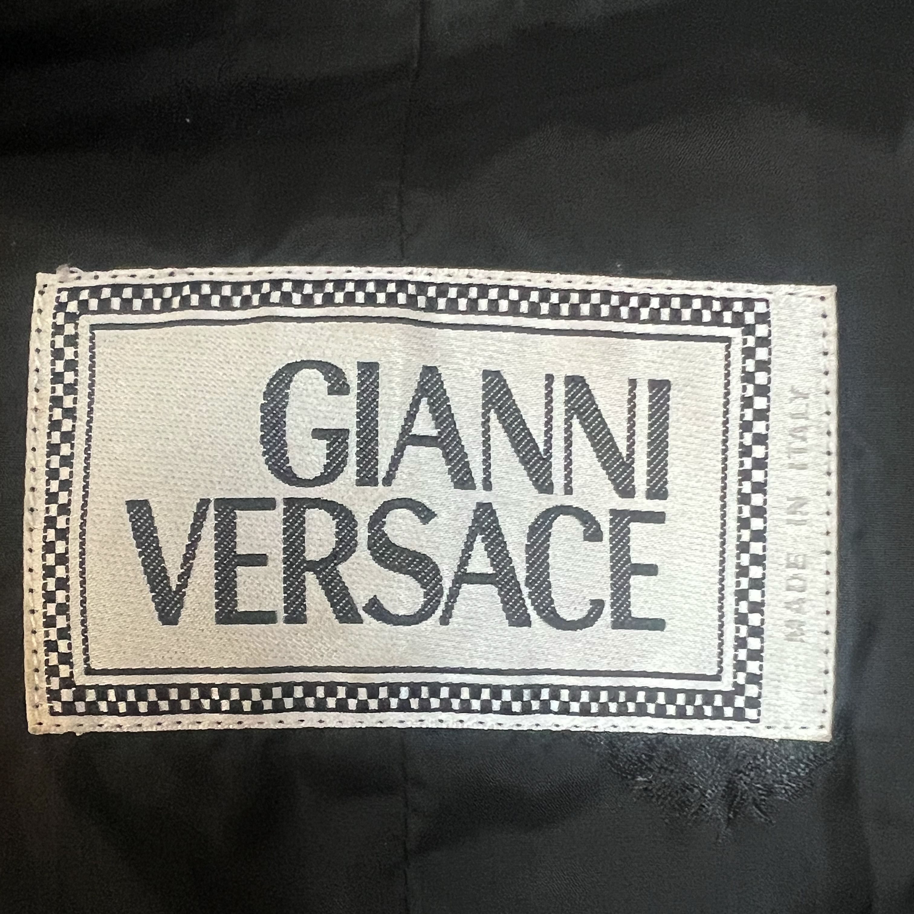 Versace Butter Soft Gianni Versace Leather Jacket Size S / US 4 / IT 40 - 2 Thumbnail