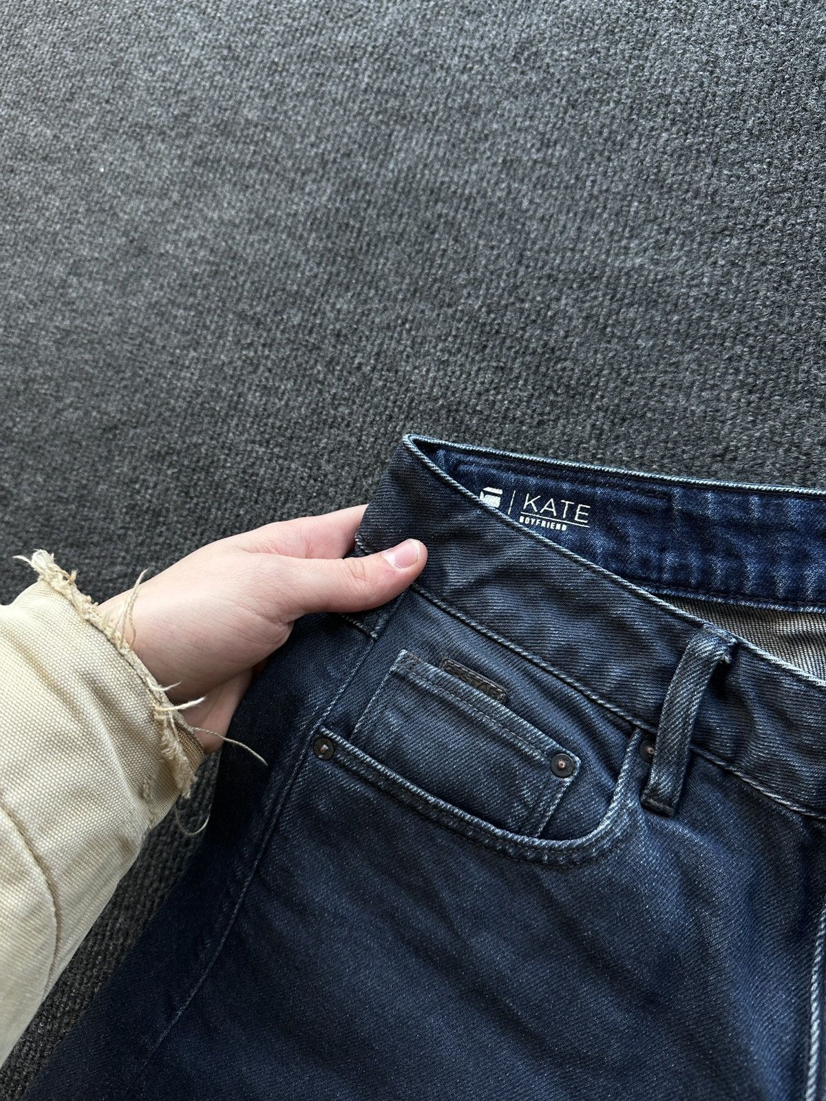 G-Star VNTG🚨G STAR RAW Jeans Washed Distressed Denim y2k Size 27" / US 4 / IT 40 - 5 Thumbnail