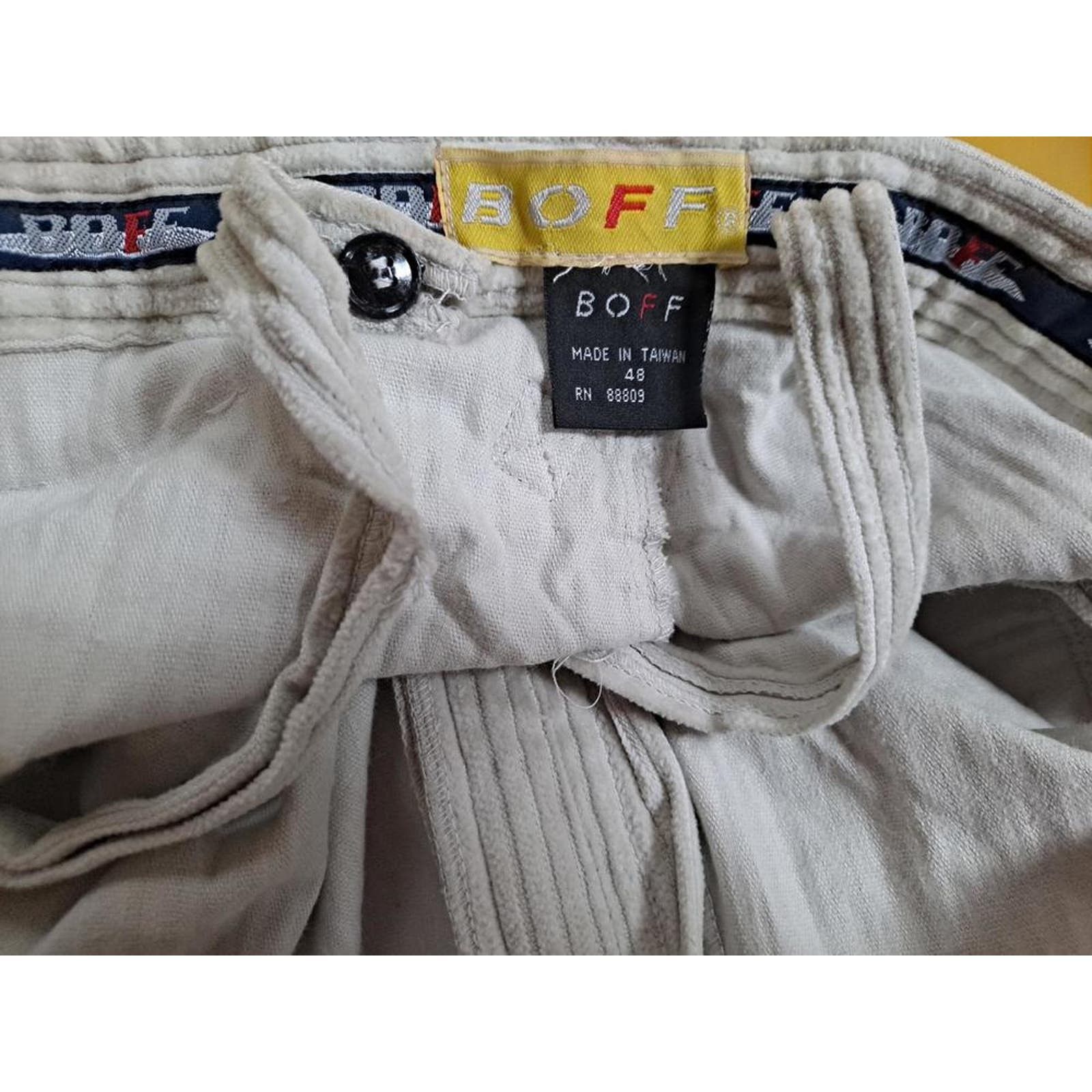 Other Boff White Corduroy‎ Pants with Black Trim Size 48 Size US 44 / EU 60 - 5 Thumbnail