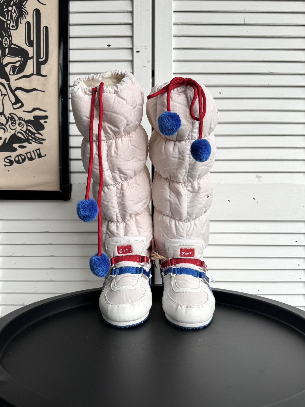Asics Vintage ASICS Onitsuka Tiger Fur Snow Ski Boots High Y2K Size US 4 / IT 34 - 6 Thumbnail