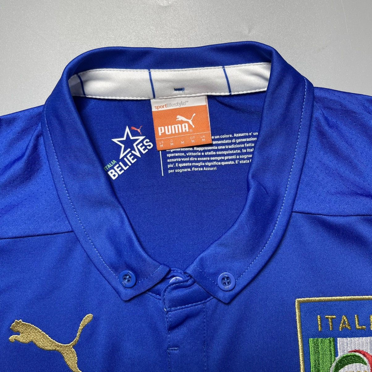 Puma ITALY PUMA 2014 WORLD CUP SOCCER HOME JERSEY #10 CASSANO Size US M / EU 48-50 / 2 - 5 Thumbnail