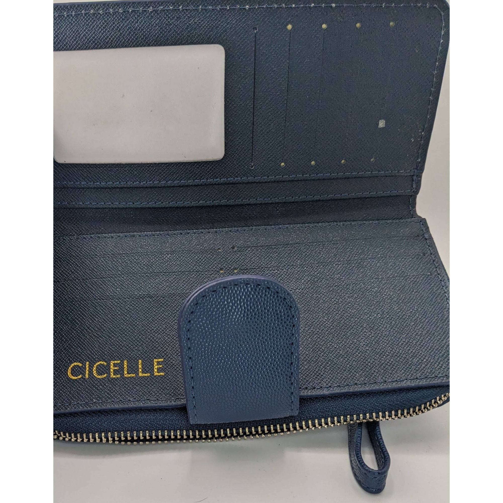 Other Cicelle Navy Blue Floral Rhinestone Studded Wallet With Wris Size ONE SIZE - 7 Thumbnail