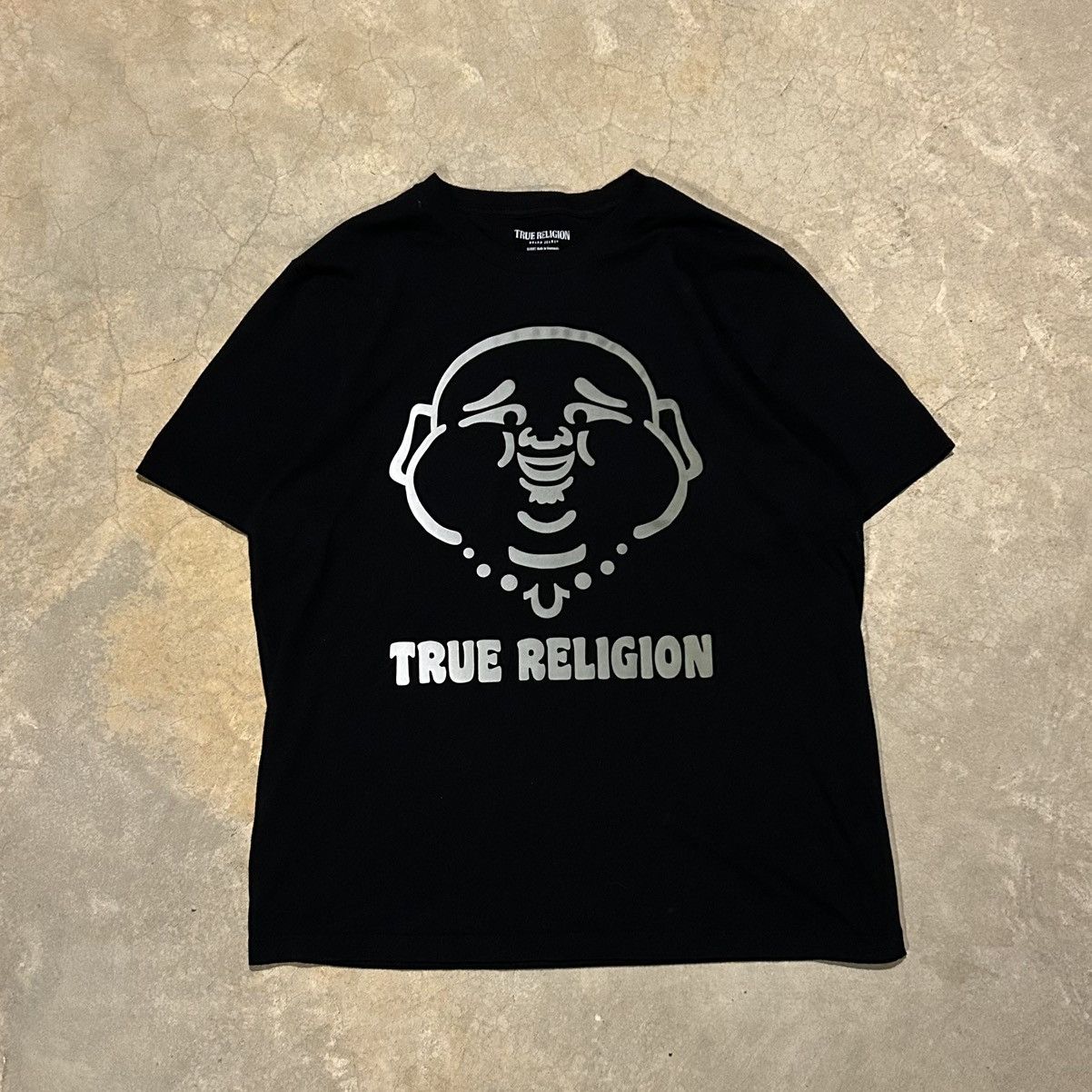 True Religion True Religion Buddha Logo Gradient Graphic Tee Cyber Y2K Size US XL / EU 56 / 4 - 1 Thumbnail