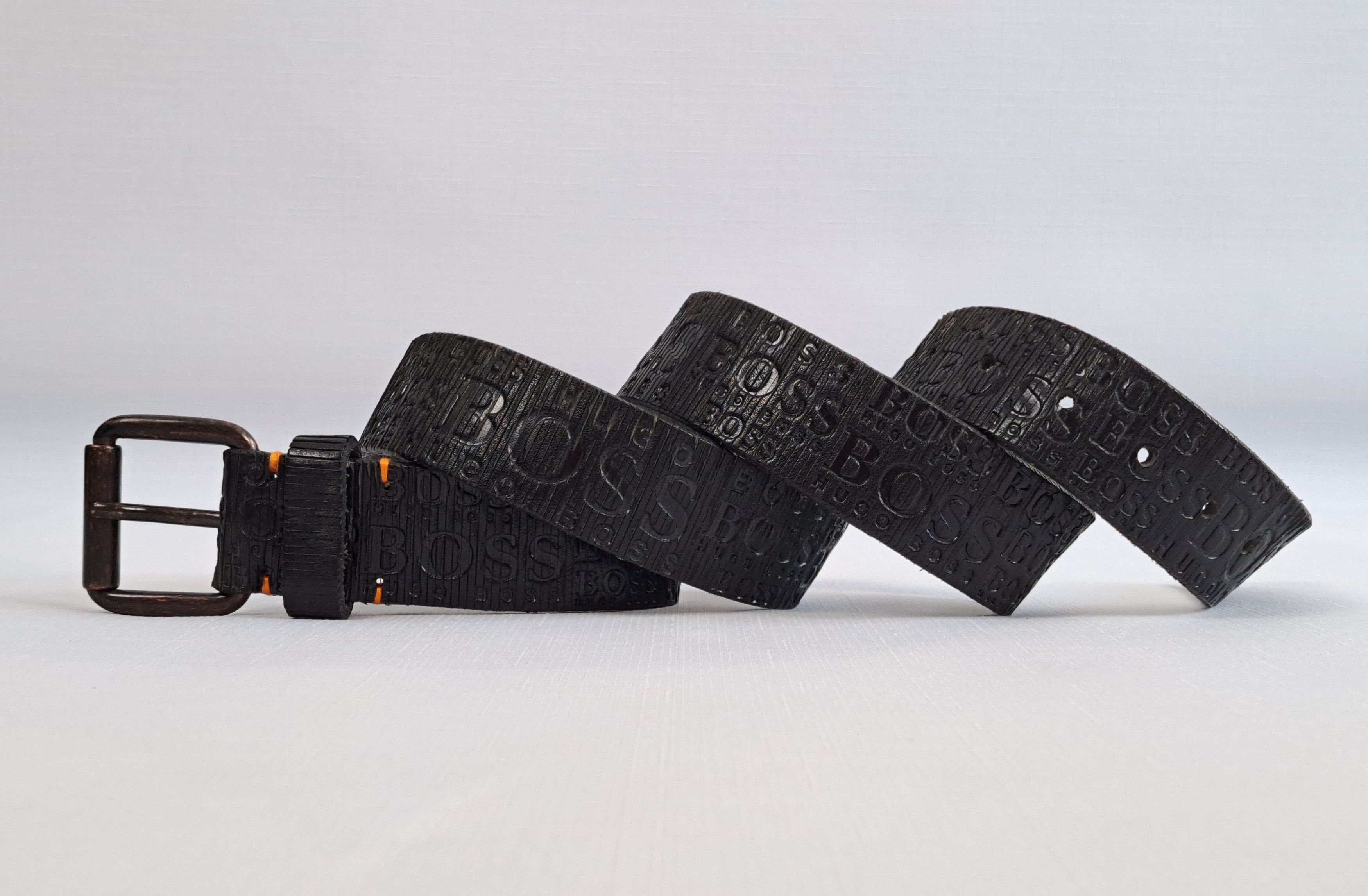Hugo Boss HUGO BOSS calf leather belt. Handmade in Italy Size ONE SIZE - 2 Thumbnail