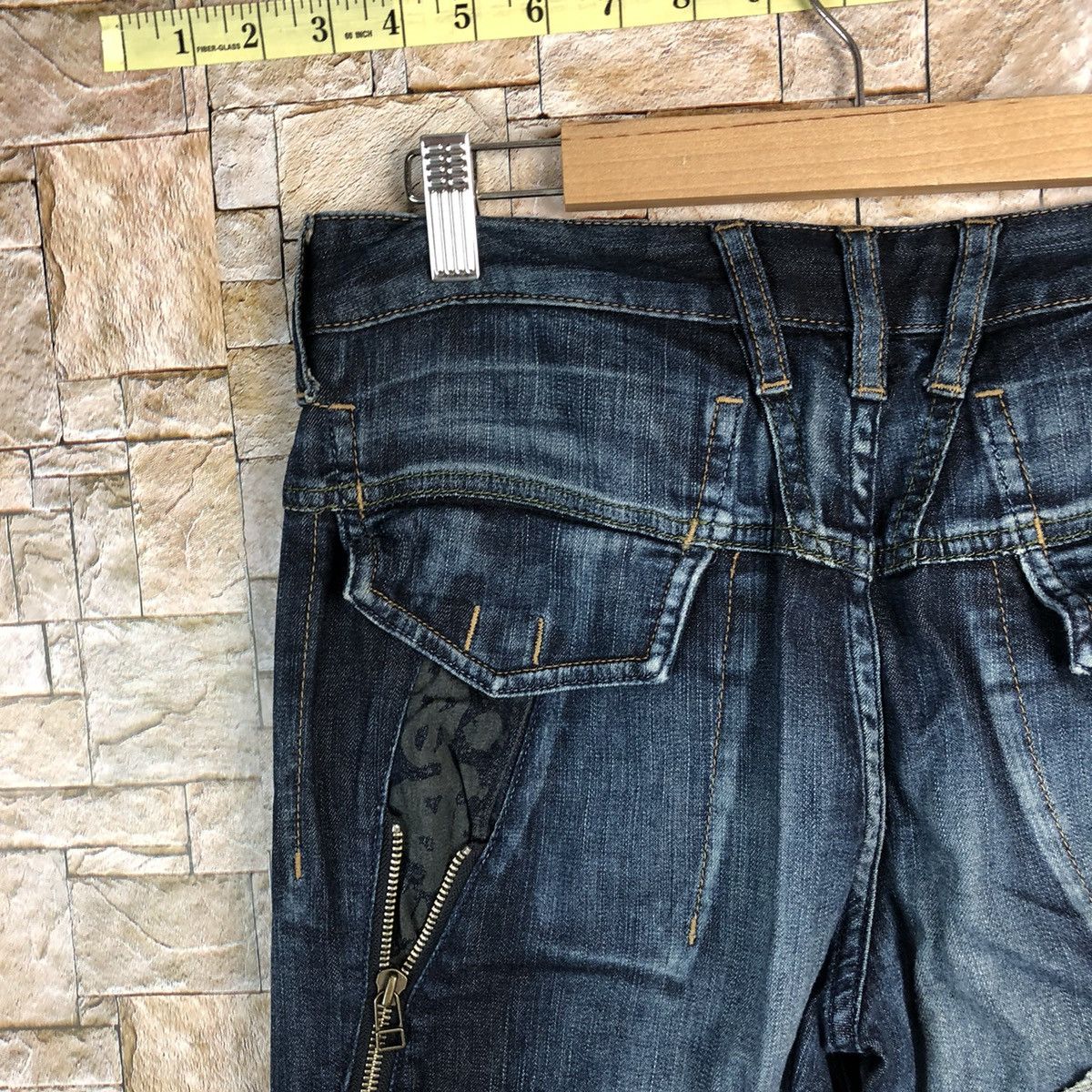 Marithe + Francois Girbaud Marithe Francois Girbaund Blue Custom Denim Pants #A572 Size US 30 / EU 46 - 21 Thumbnail