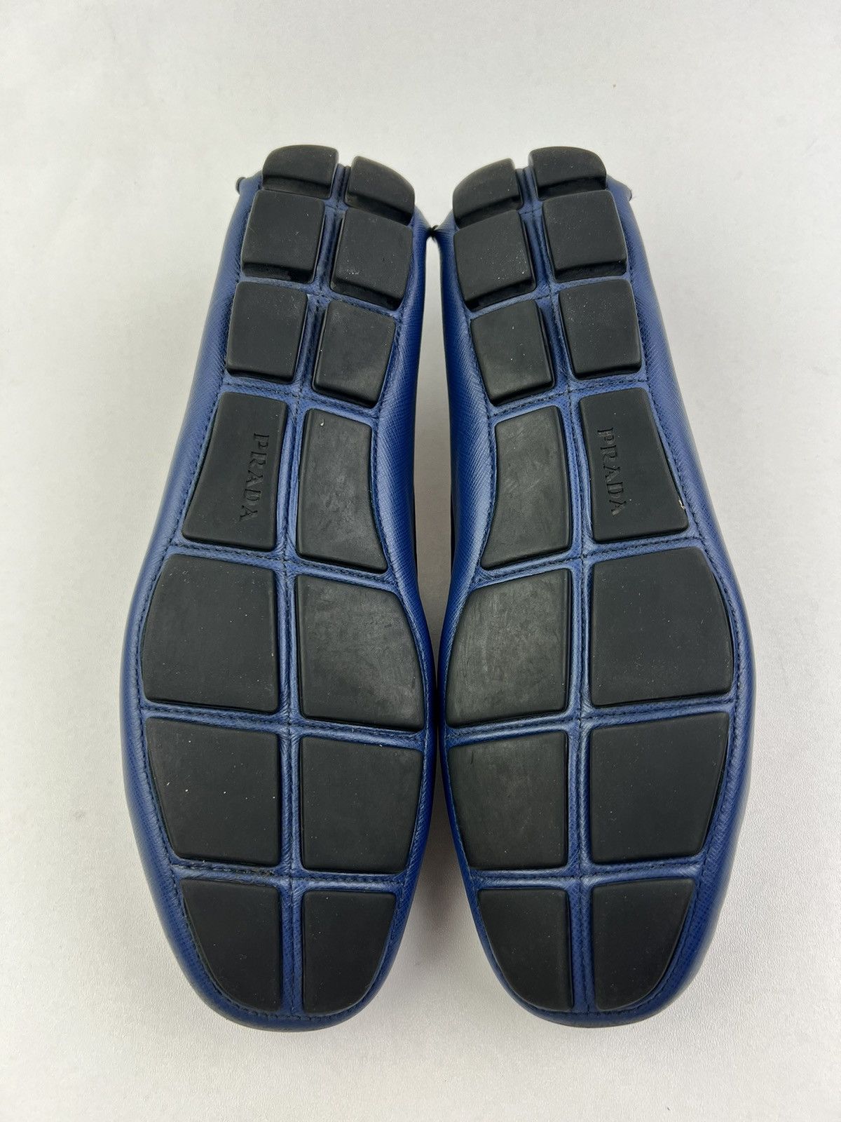 Prada PRADA Loafers Leather Saffiano Drivers Moccasins Shoes Logo Size US 9.5 / EU 42-43 - 16 Thumbnail