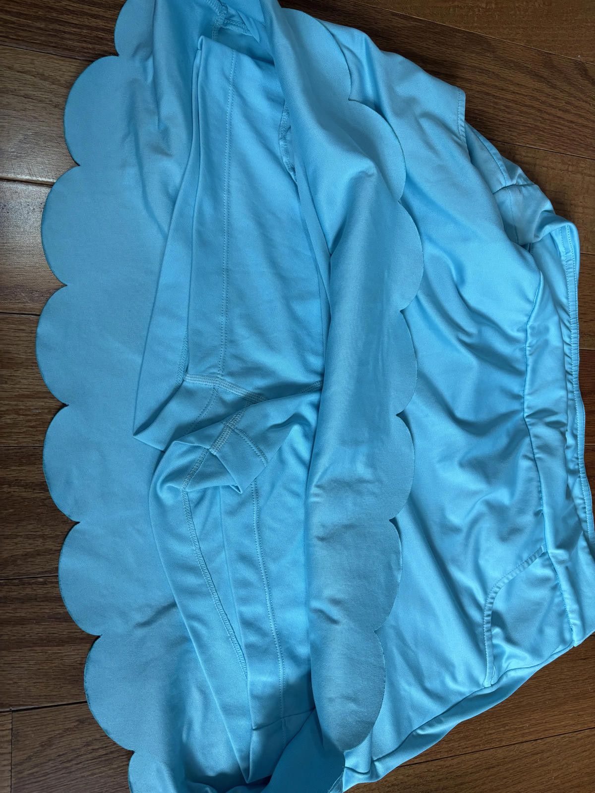 Other Athletic Blue Scalloped Hem Skort Size Large Size 36" / US 14 / IT 50 - 4 Thumbnail