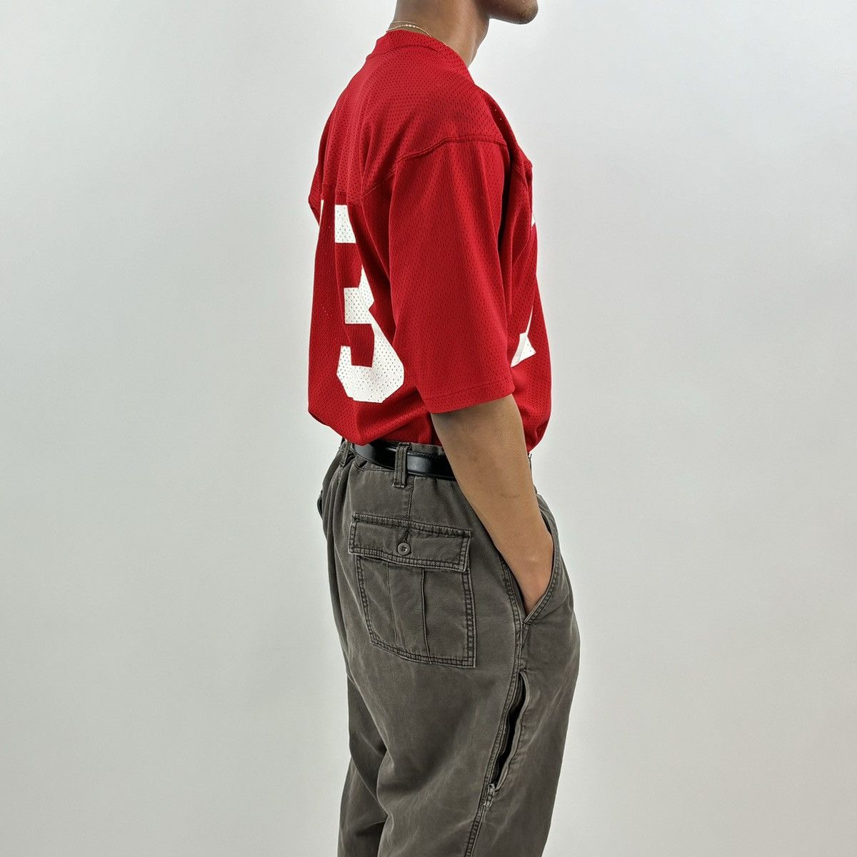 Vintage vintage 70s/80s FOOTBALL UNIVERSITY training practice jersey Size US L / EU 52-54 / 3 - 3 Thumbnail